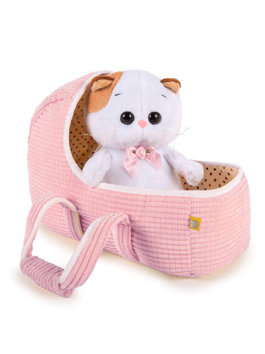 Изображение товара Мягкая игрушка BUDI BASA котик Ли-Ли в люльке 20 см