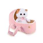 Мягкая игрушка BUDI BASA котик Ли-Ли в люльке 20 см