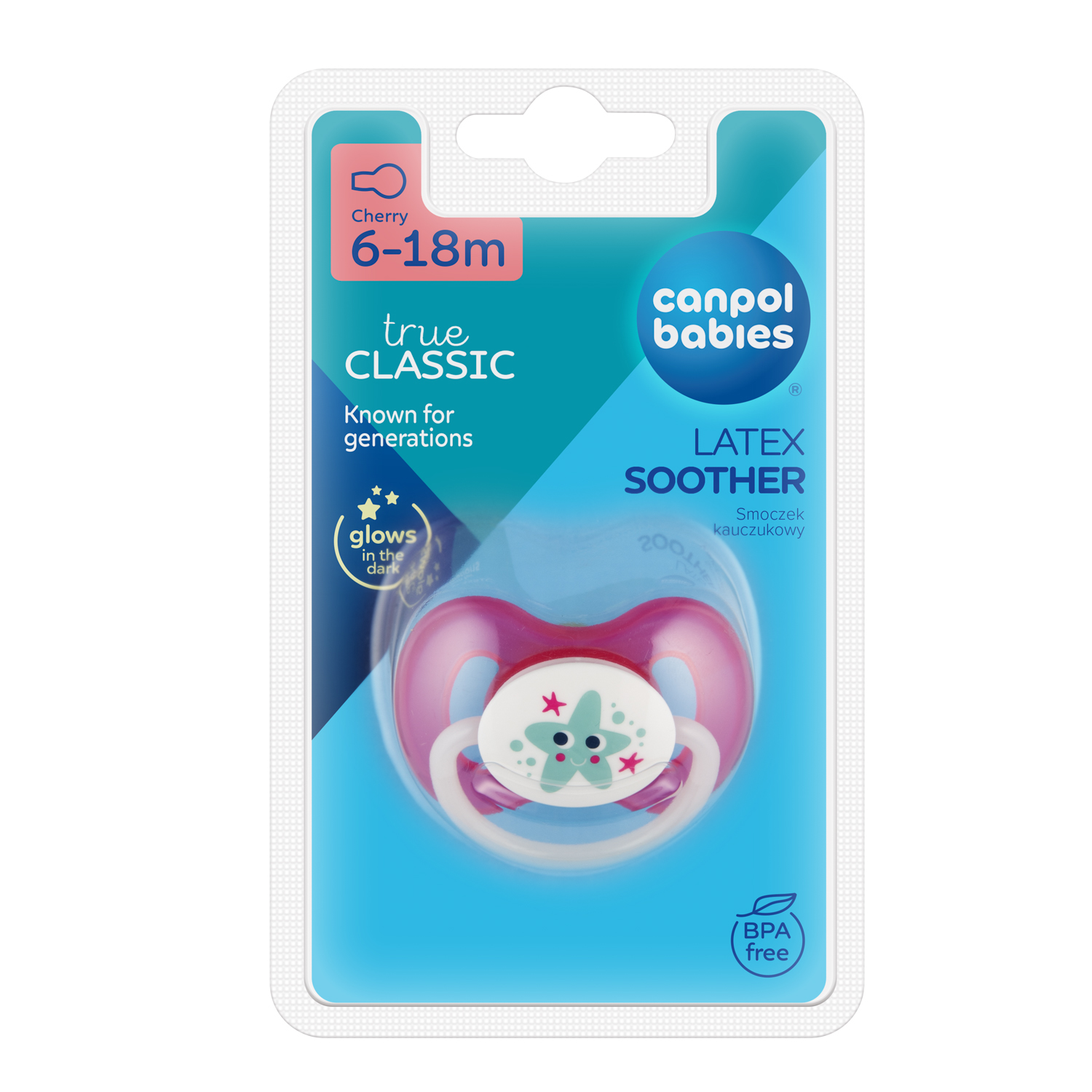 Пустышка Canpol Babies латекс классическая от 0 мес. 1 шт. в ассортименте - фото 7