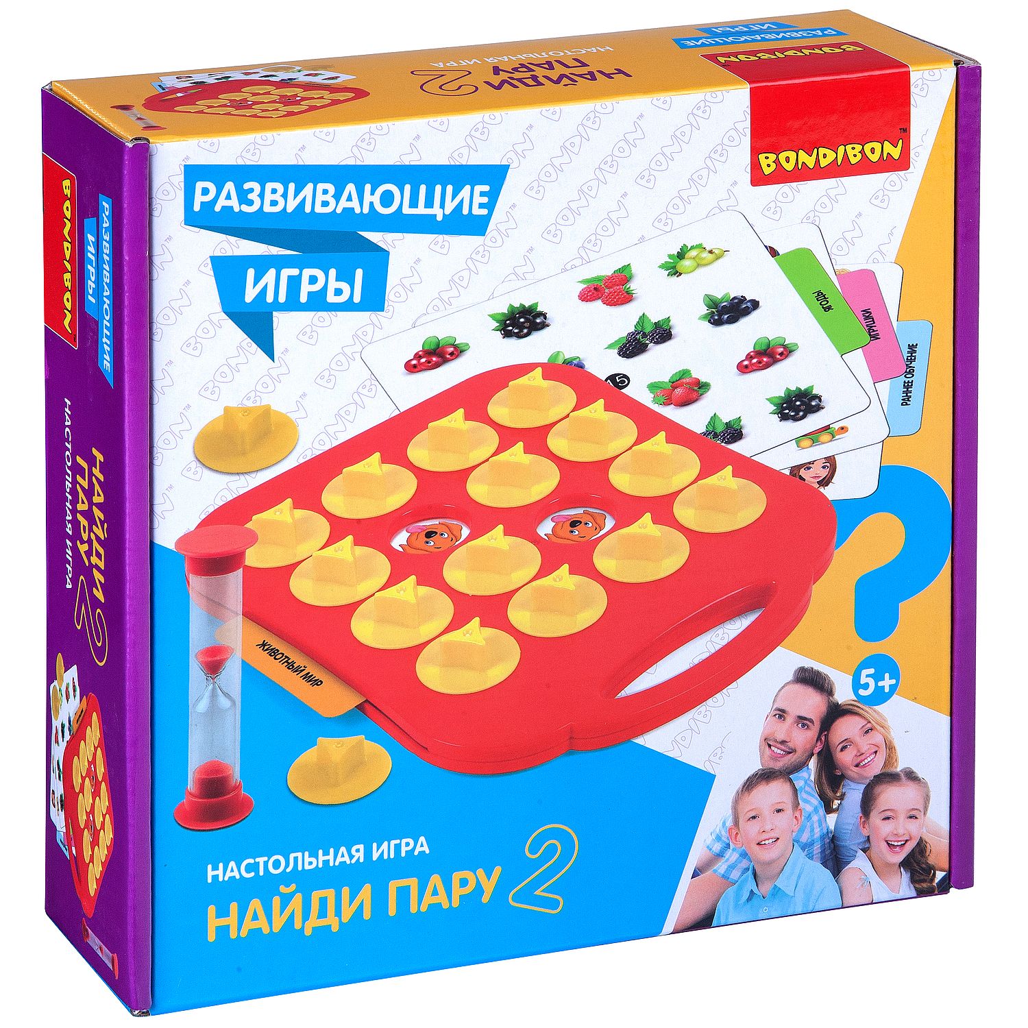 Настольная игра Bondibon мемо с карточками Найди Пару - фото 3