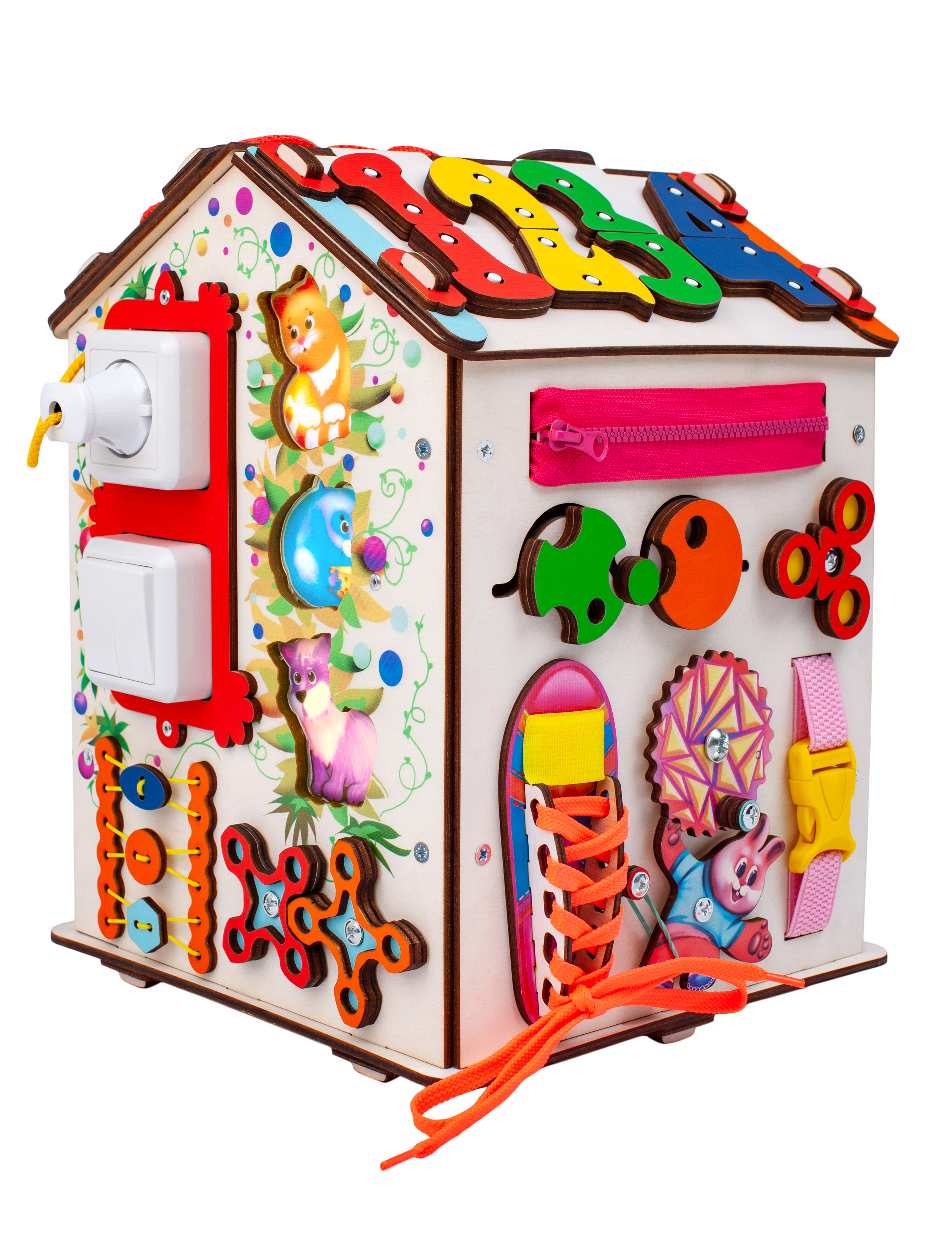 Игрушка Jolly Kids бизиборд Смайлик - фото 5