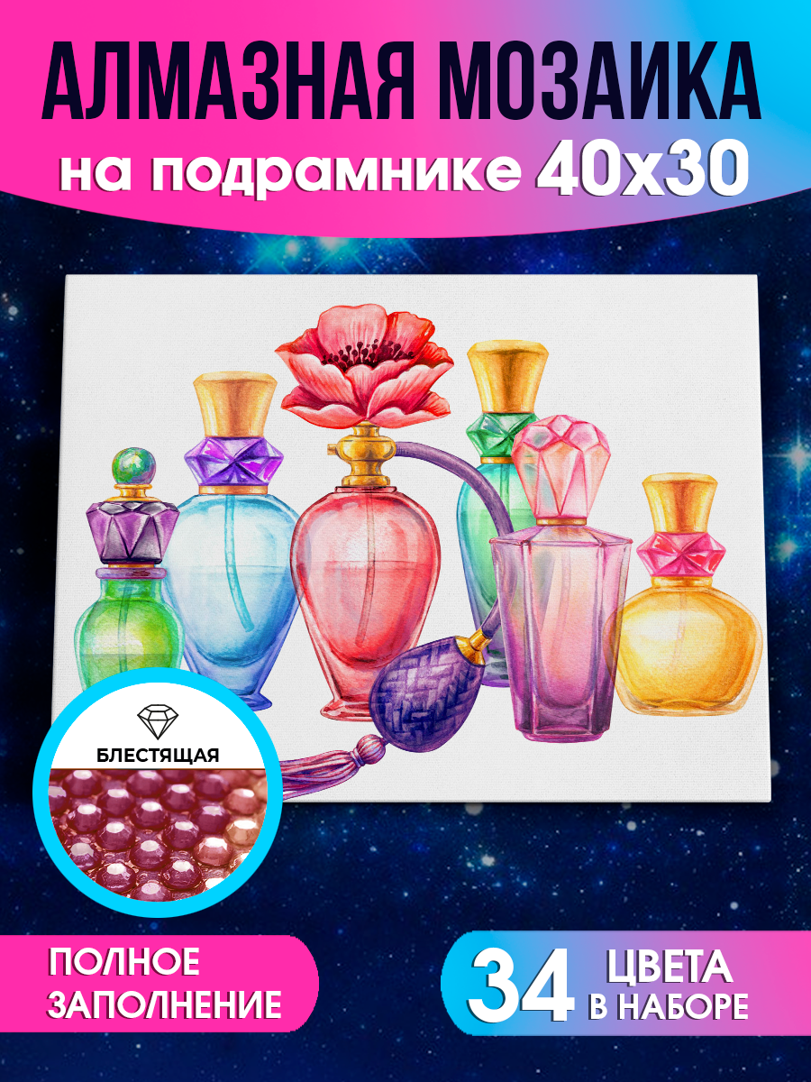 Алмазная мозаика Рыжий кот Прекрасный парфюм - фото 2