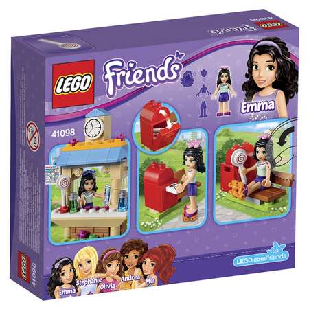 Конструктор LEGO Friends Туристический киоск Эммы блочный