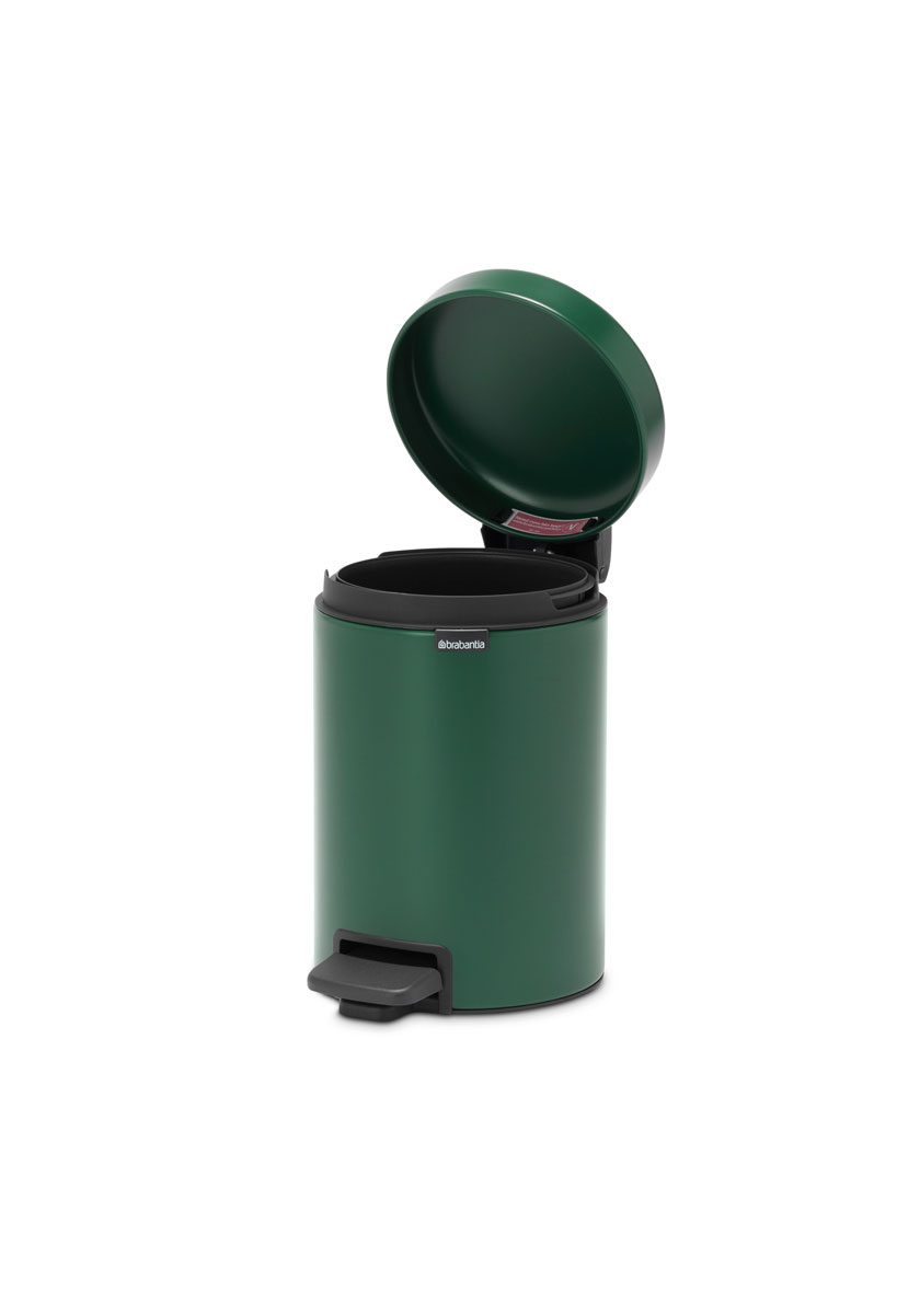 Бак мусорный Brabantia NewIcon с педалью зеленая сосна 3л 304002 - фото 5