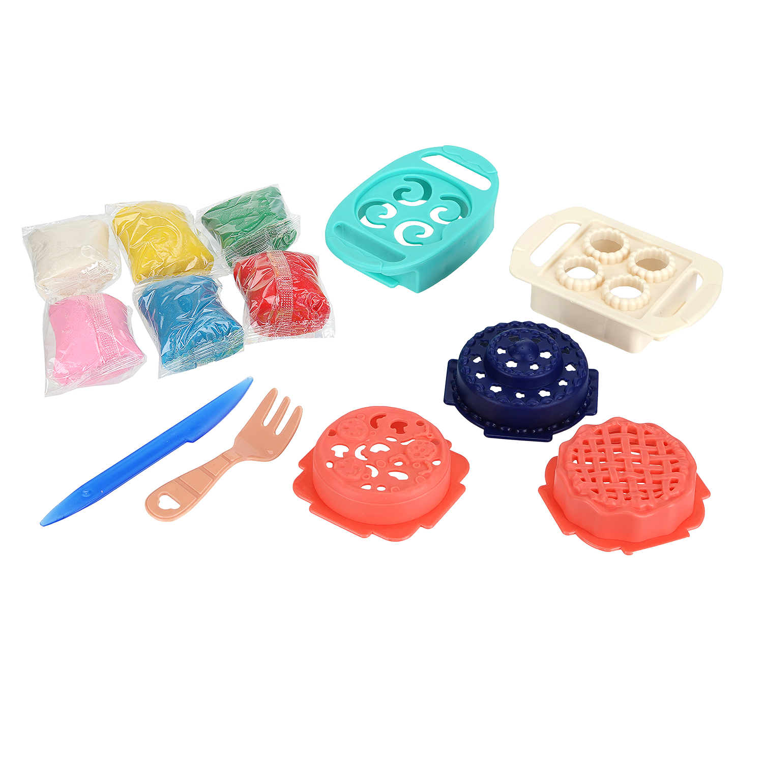 Масса для лепки Multiart День рождения 6 цв. - фото 2