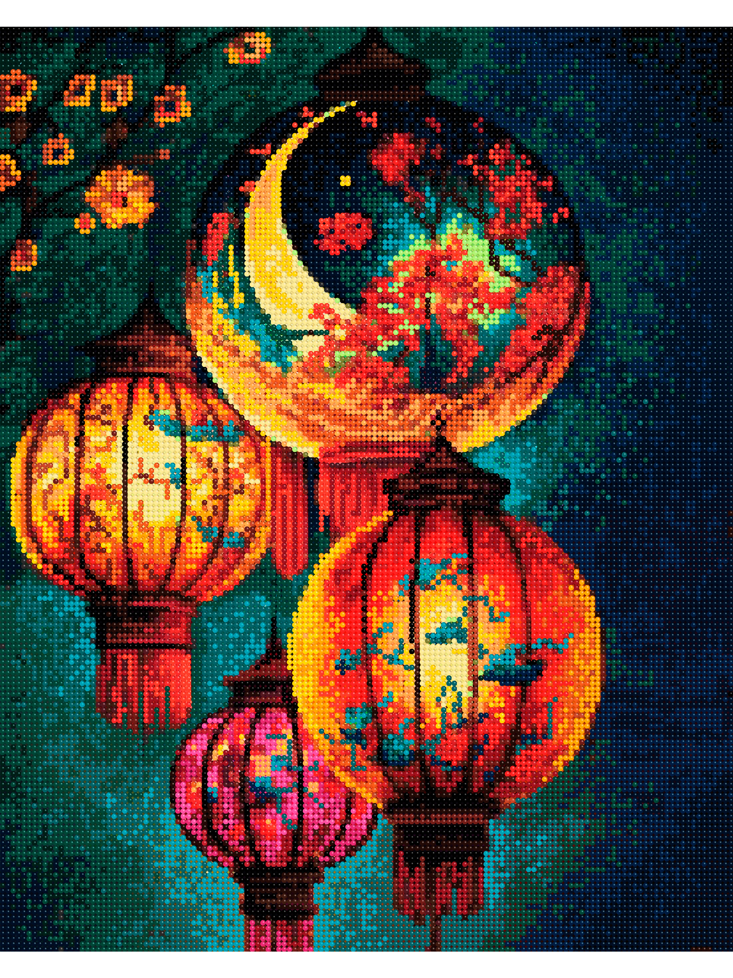 Алмазная мозаика Art sensation Китайские фонарики в ассортименте - фото 2