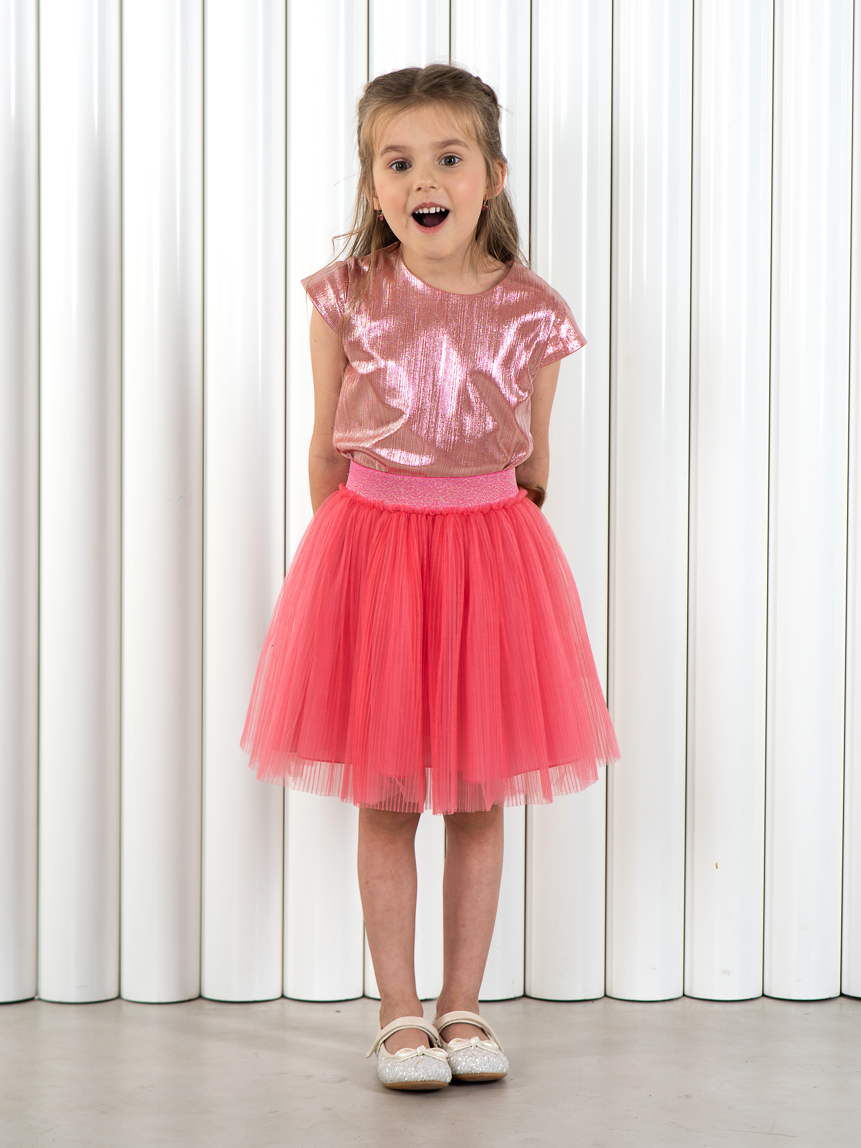 Юбка LisaWeta S-142 коралловый - фото 2