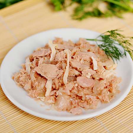 Корм влажный для кошек Molina 80г тунец с цыпленком в желе