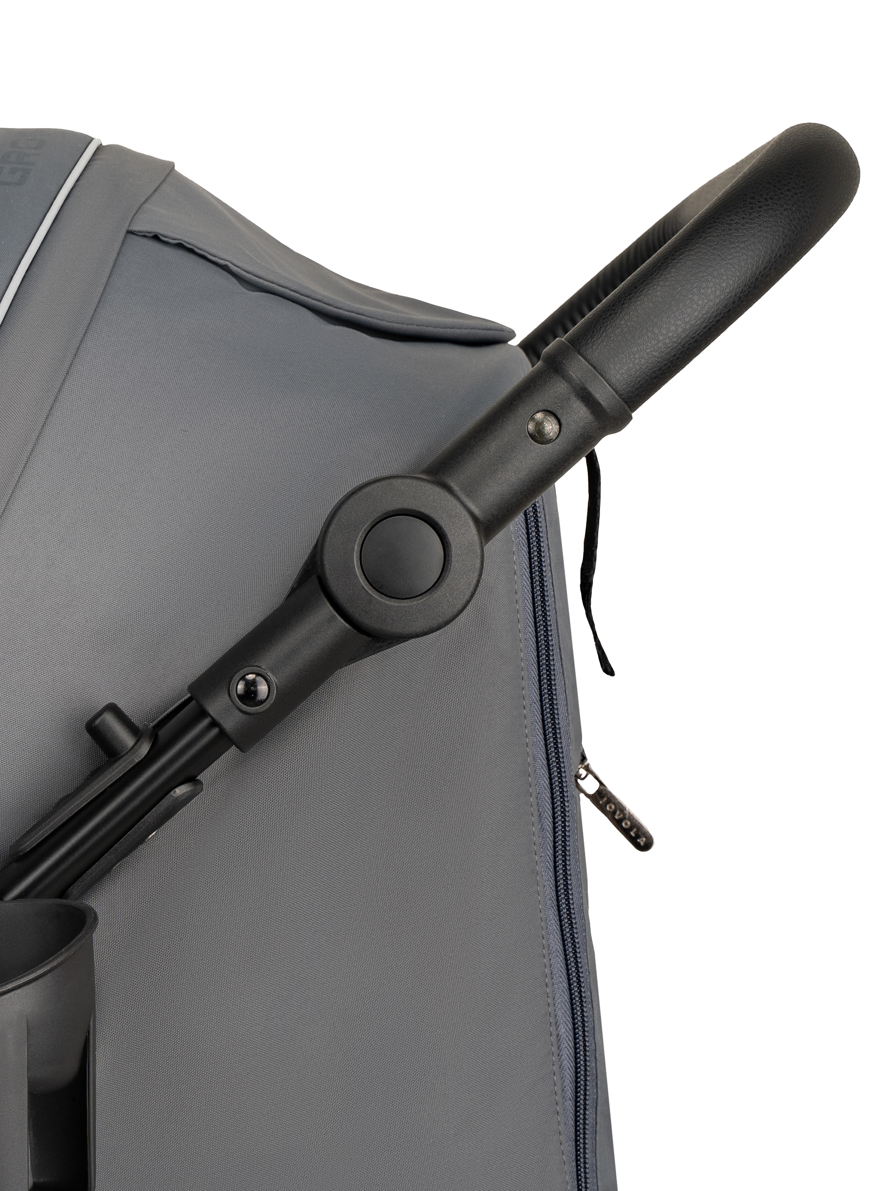 Коляска прогулочная JOVOLA Selena Air new темно-серый - фото 15