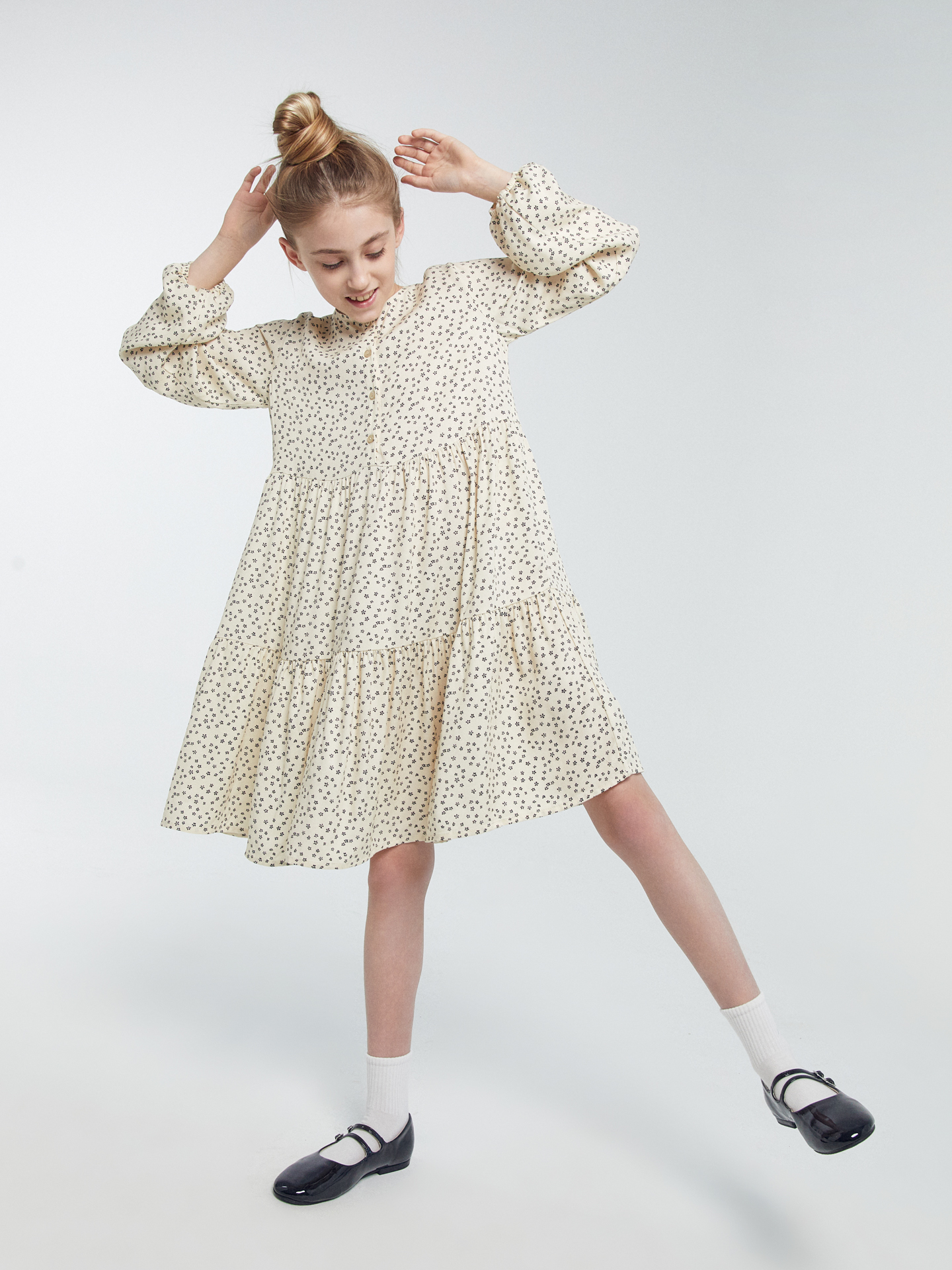 Платье Mark Formelle (Марк Формэль) 157810/цветочки на молочном - фото 2