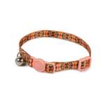 Ошейник для кошек Barbaks принт пёстрый оранжевый 1*30см