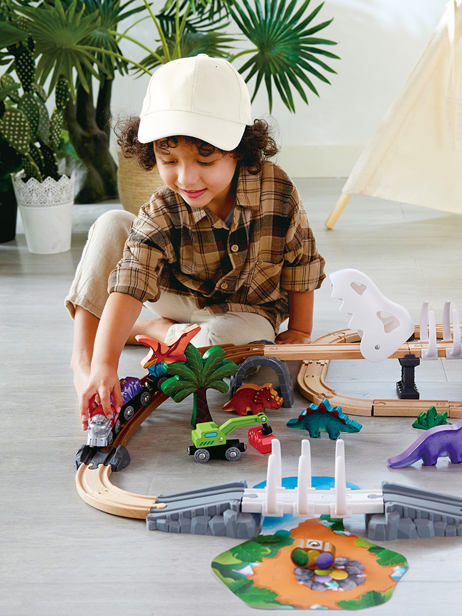 Набор железнодорожный Hape 86 см E3795_HP - фото 2