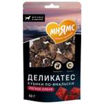 Лакомство для собак Мнямс Деликатес Кубики по-ямальски из легкого северного оленя 30г