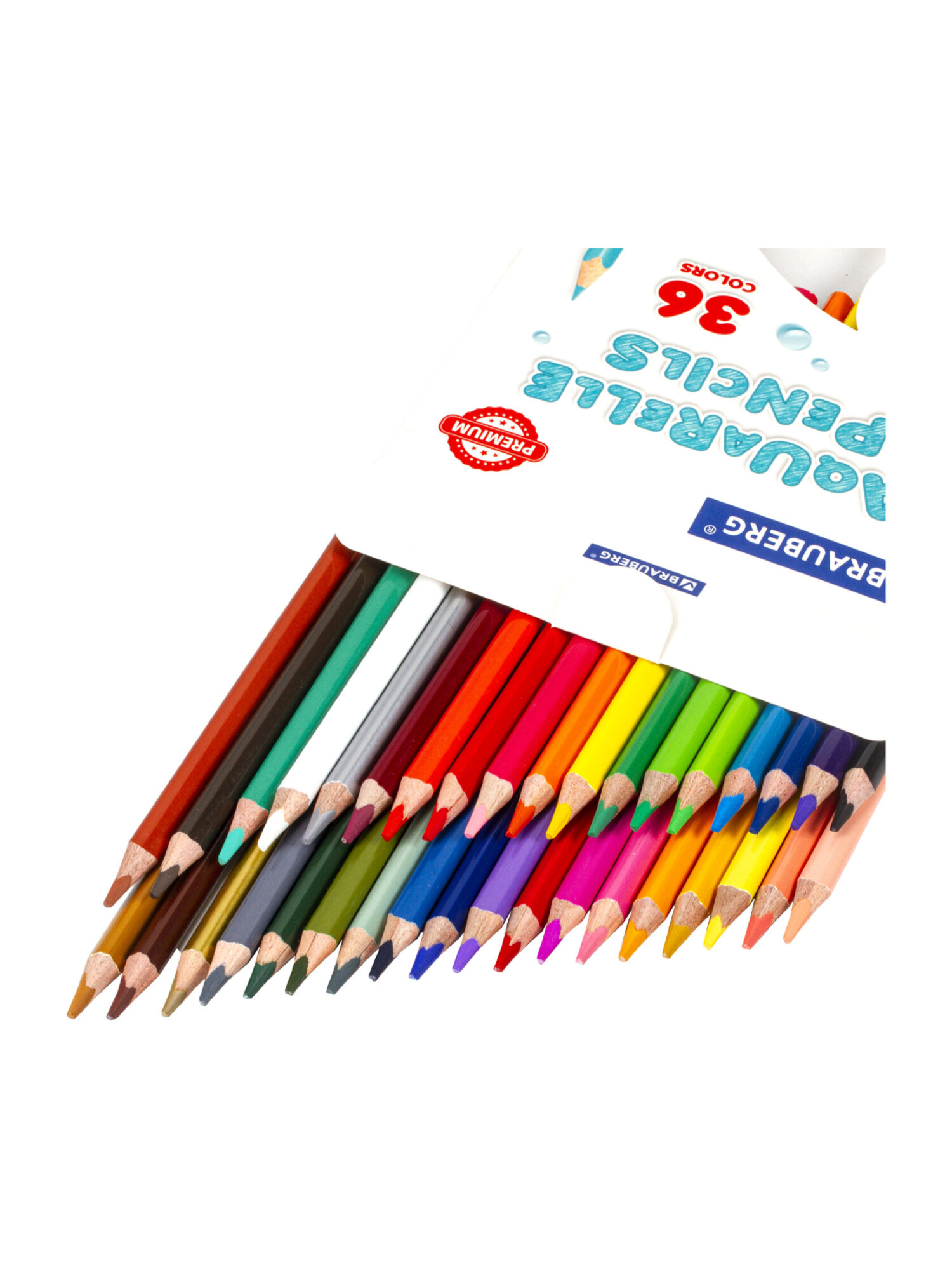 Карандаши акварельные Brauberg 36 шт. - фото 13