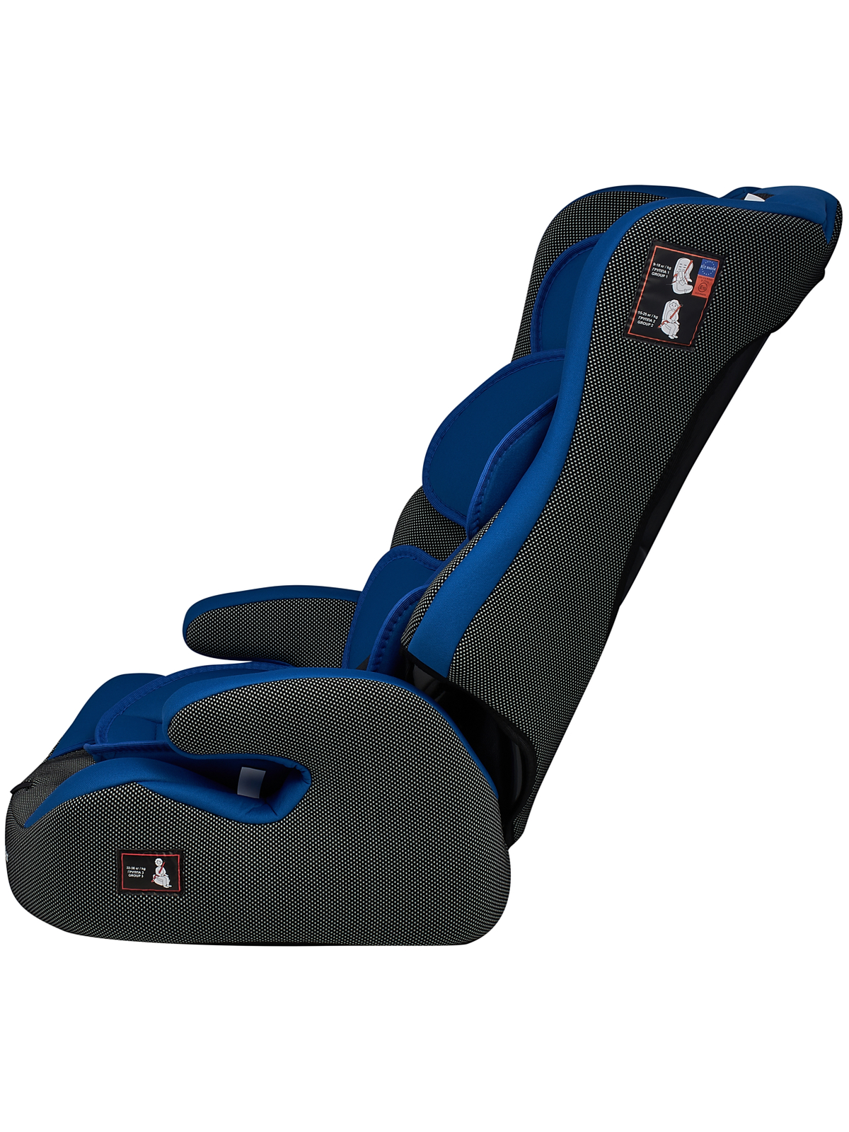 Автокресло Teddy Bear 513R/10 deep blue-black dot 1/2/3 (9-36 кг) синий - фото 4