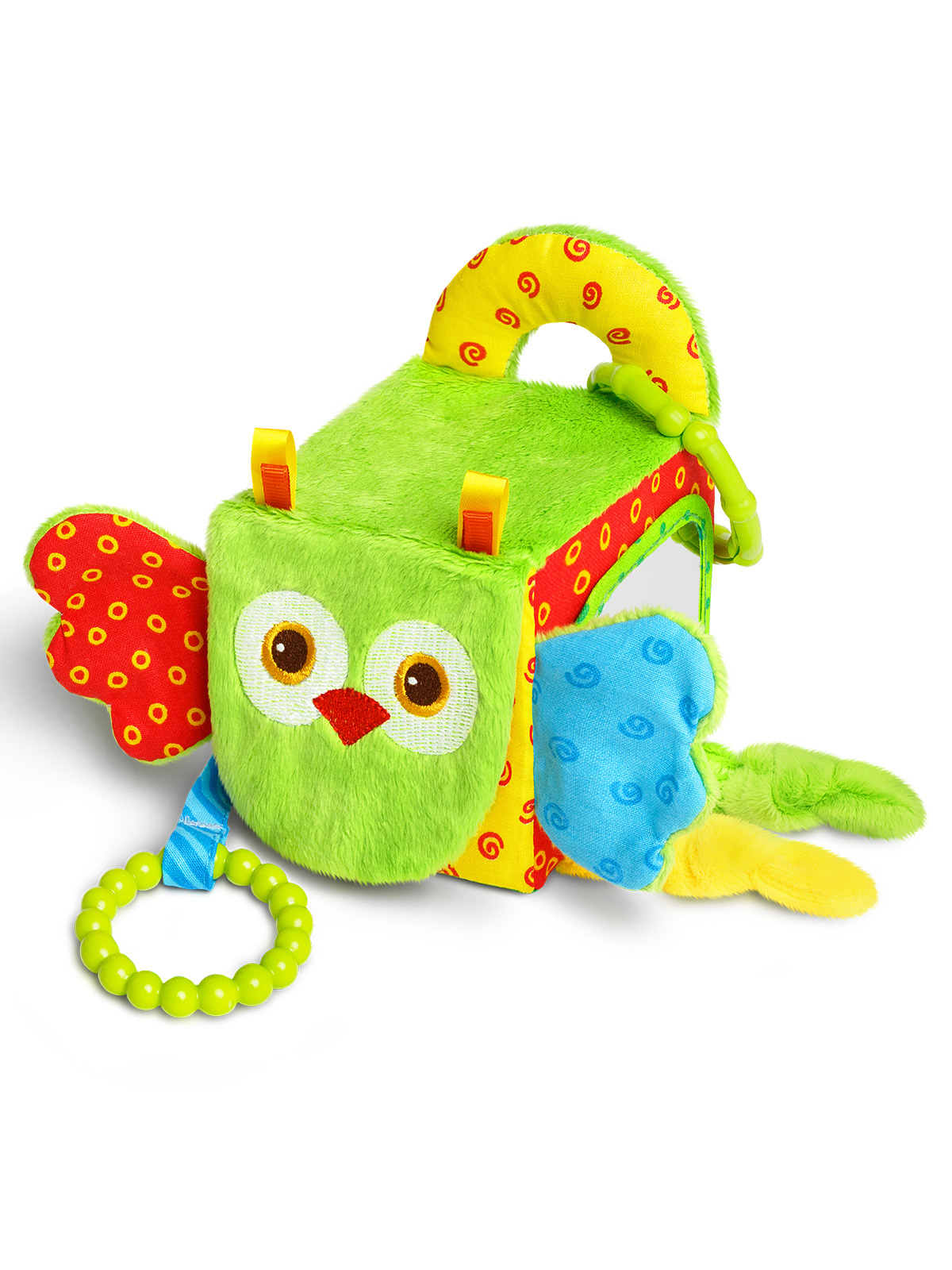 Игрушка Мякиши подвеска кубик Сова - фото 4