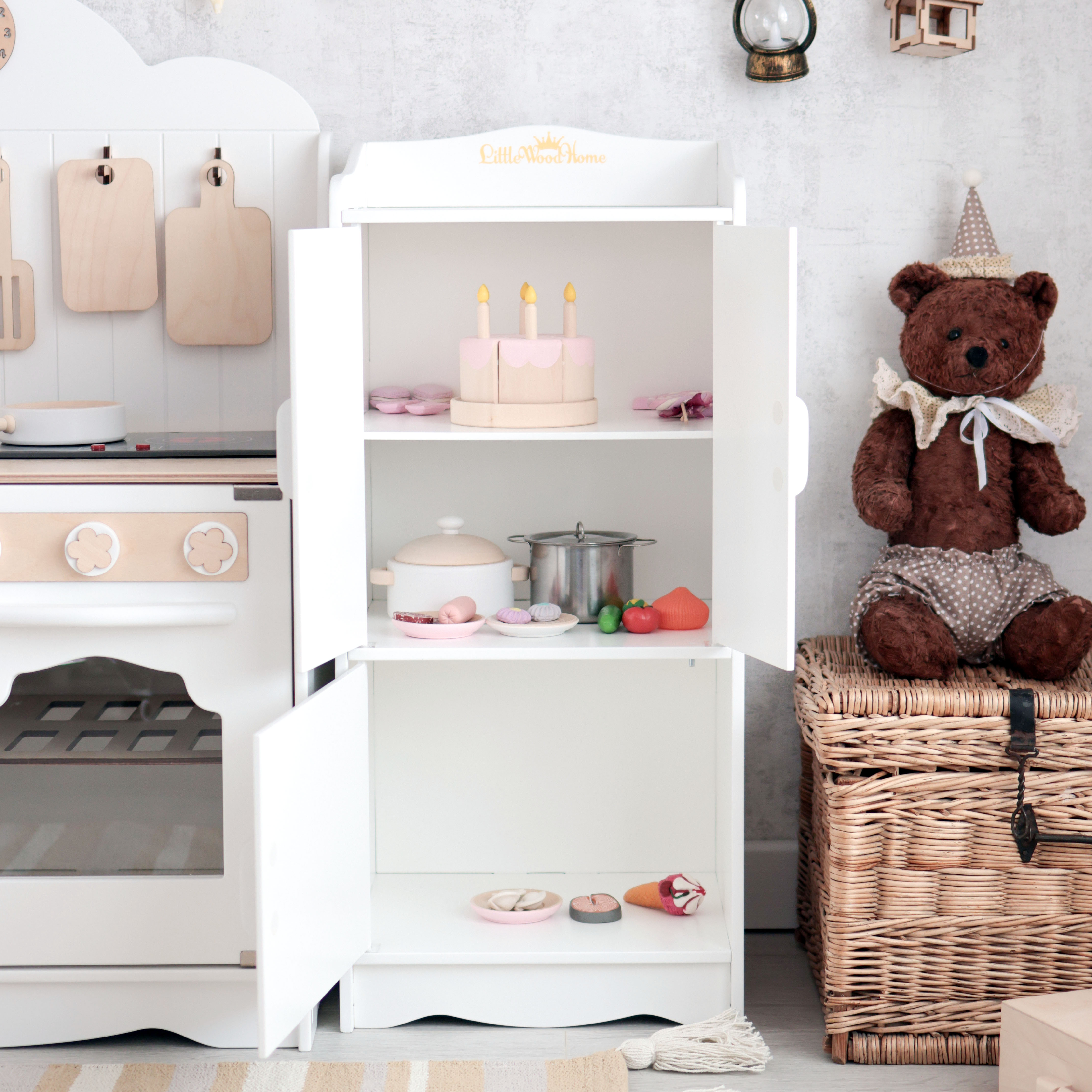 Игрушка LittleWoodHome холодильник - фото 3