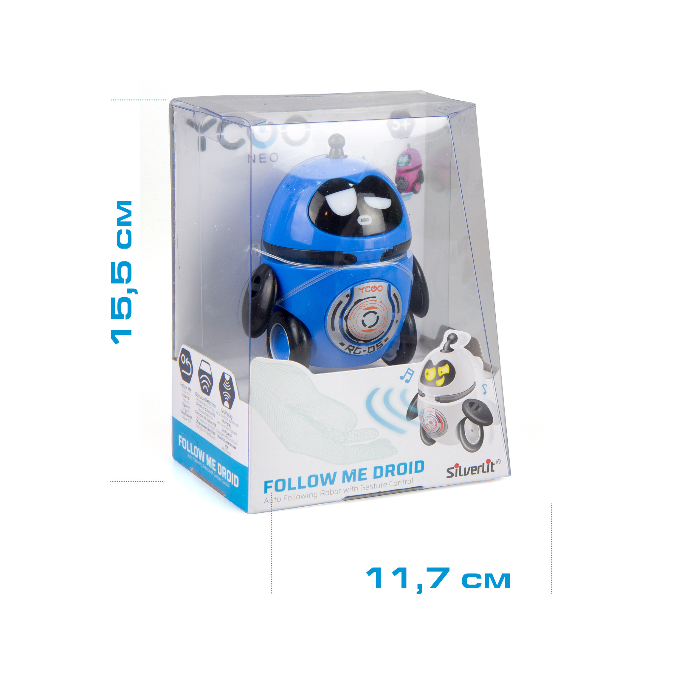 Фигурка YCOO Дроид За Мной! синий - фото 3