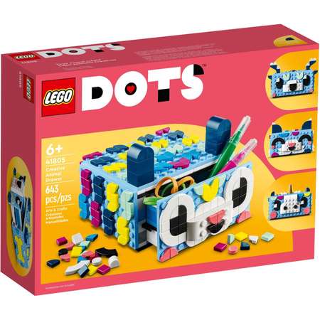 Конструктор LEGO DOTS Creative Animal Drawer блочный
