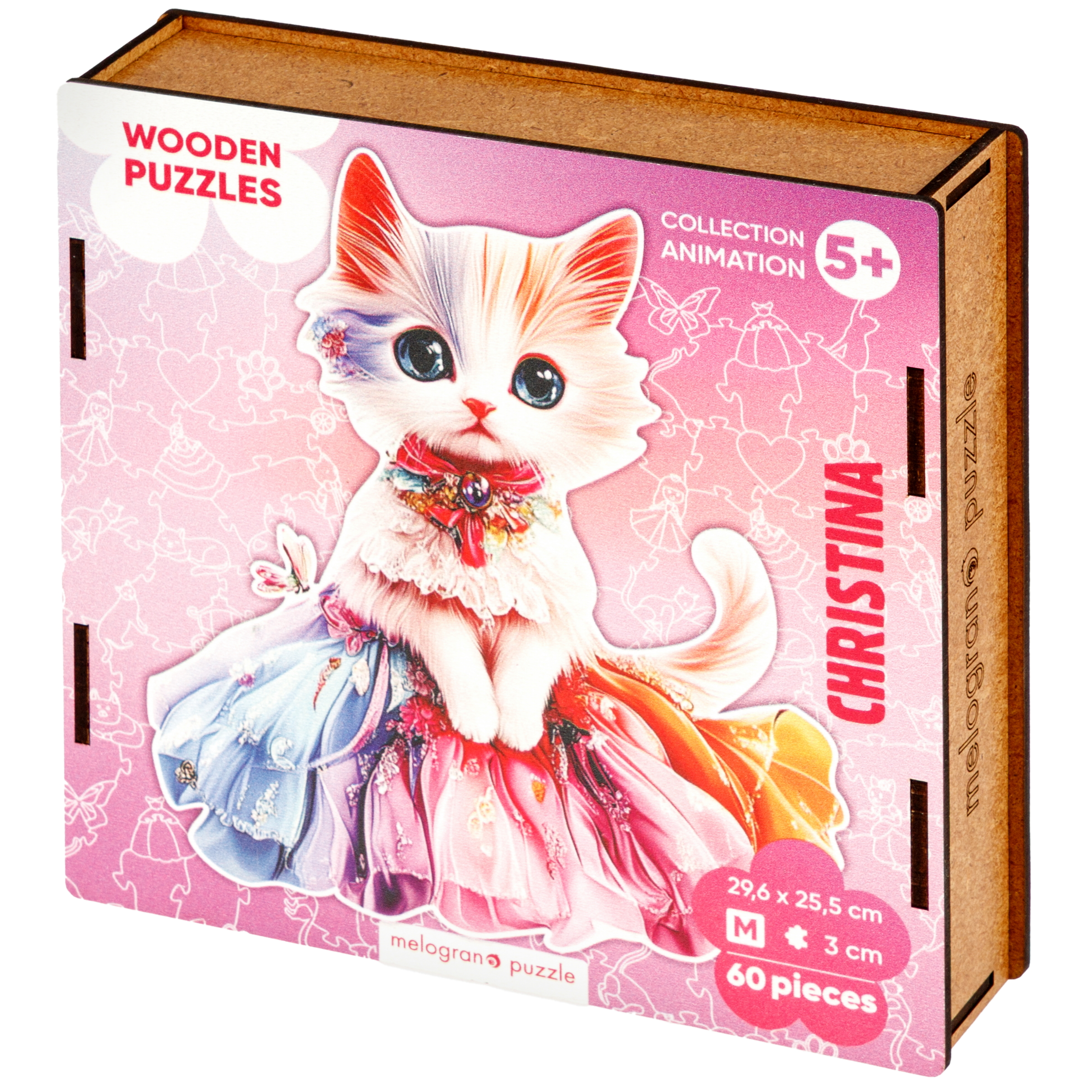 Пазл 1TOY кошечка Кристина деревянный - фото 14