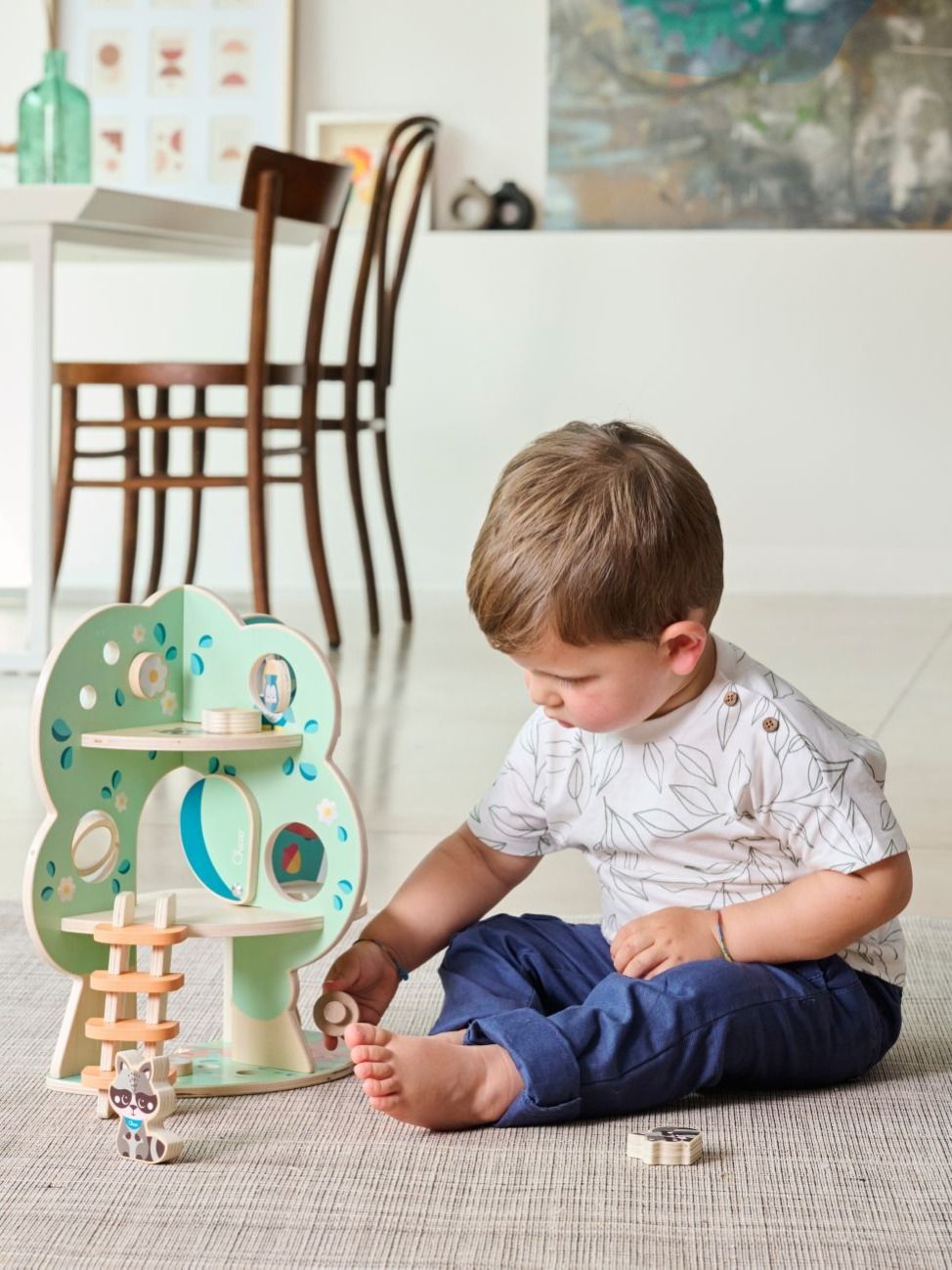 Игрушка Chicco сортер конструктор Домик Енотов - фото 3