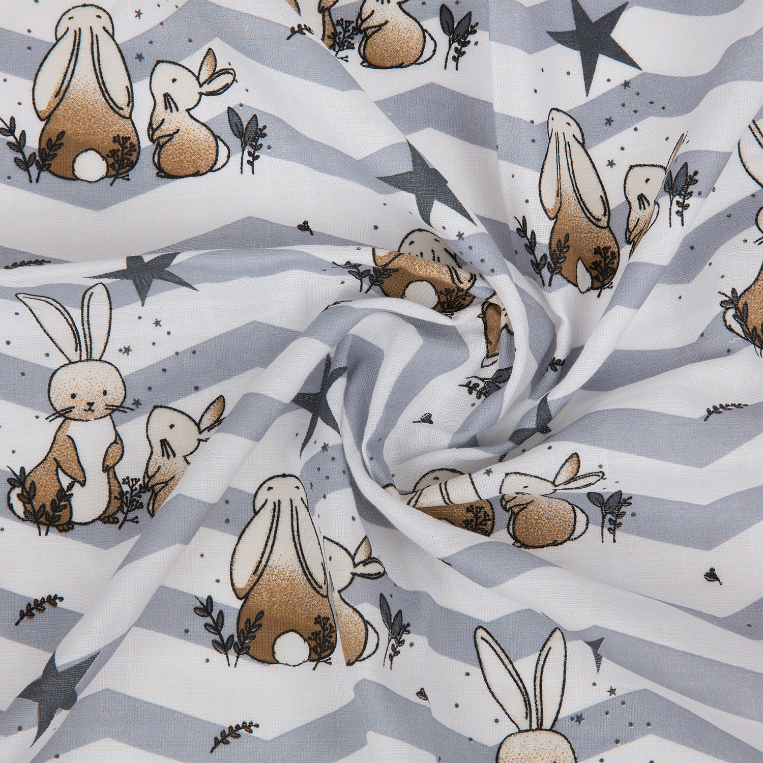 Пелёнка inlovery муслин 130x90 см 2 шт. - фото 20