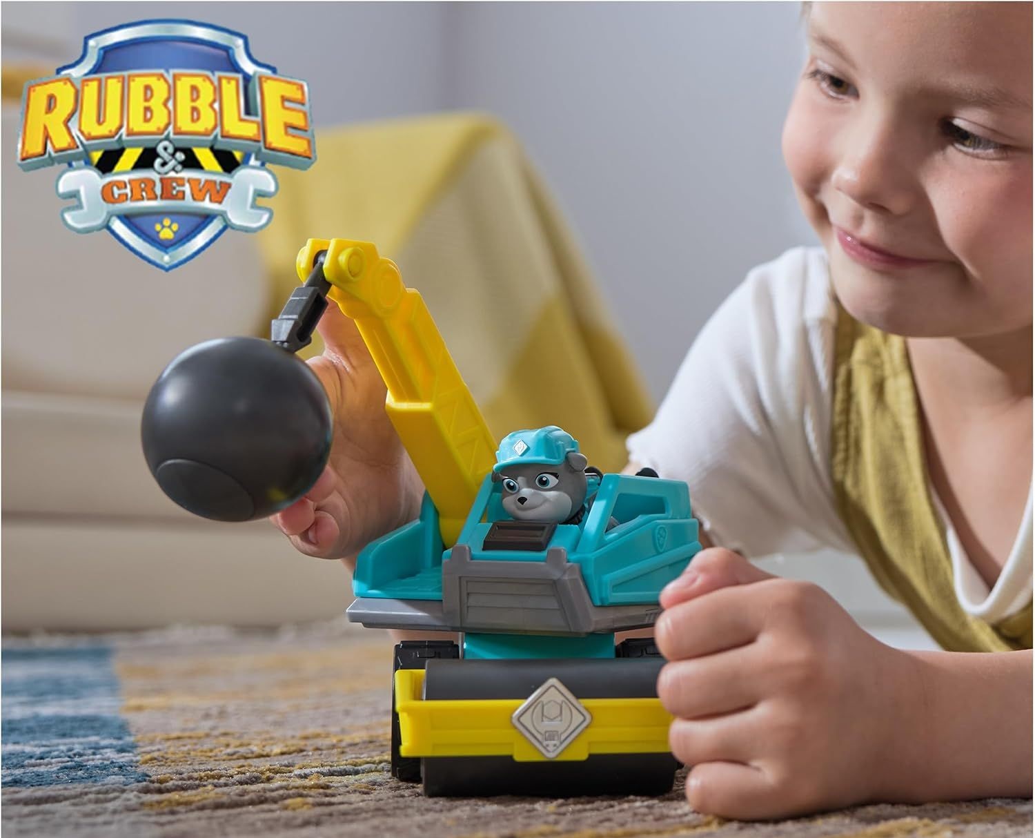 Бульдозер Paw Patrol Реббл базовый транспорт 6069659 - фото 6