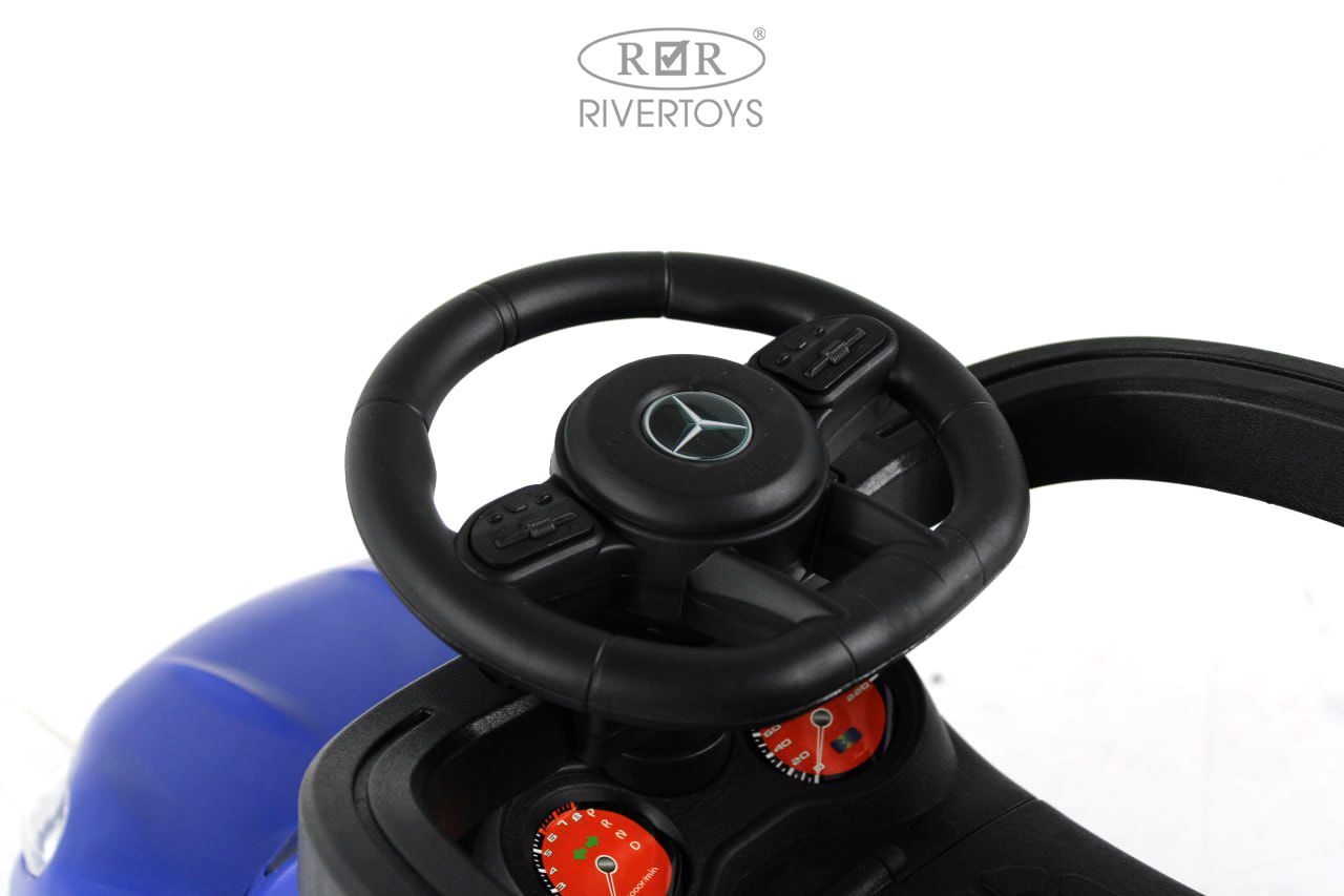 Каталка RIVERTOYS Z005ZZ-M-BLUE синий - фото 9