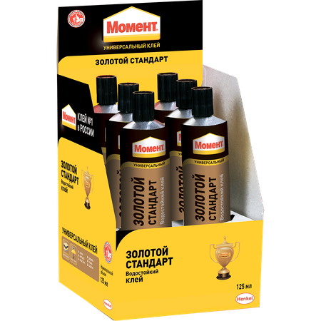 Клей HENKEL момент золотой 125мл