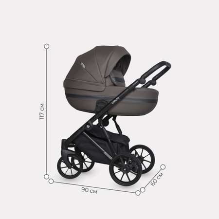 Коляска 2в1 Riko Basic Delta Mokka