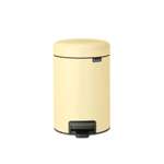 Бак мусорный Brabantia NewIcon с педалью ванильно-желтый 3л 233760