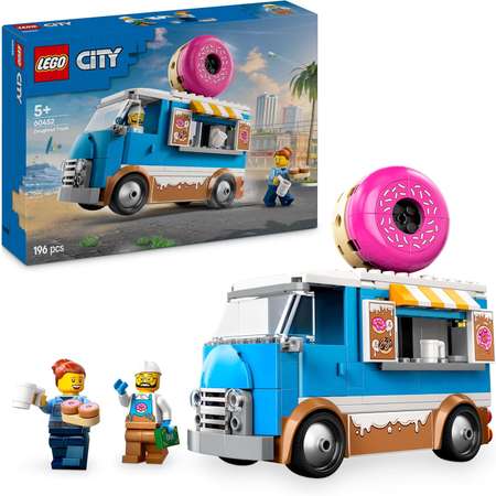 Конструктор LEGO City Грузовик для пончиков блочный