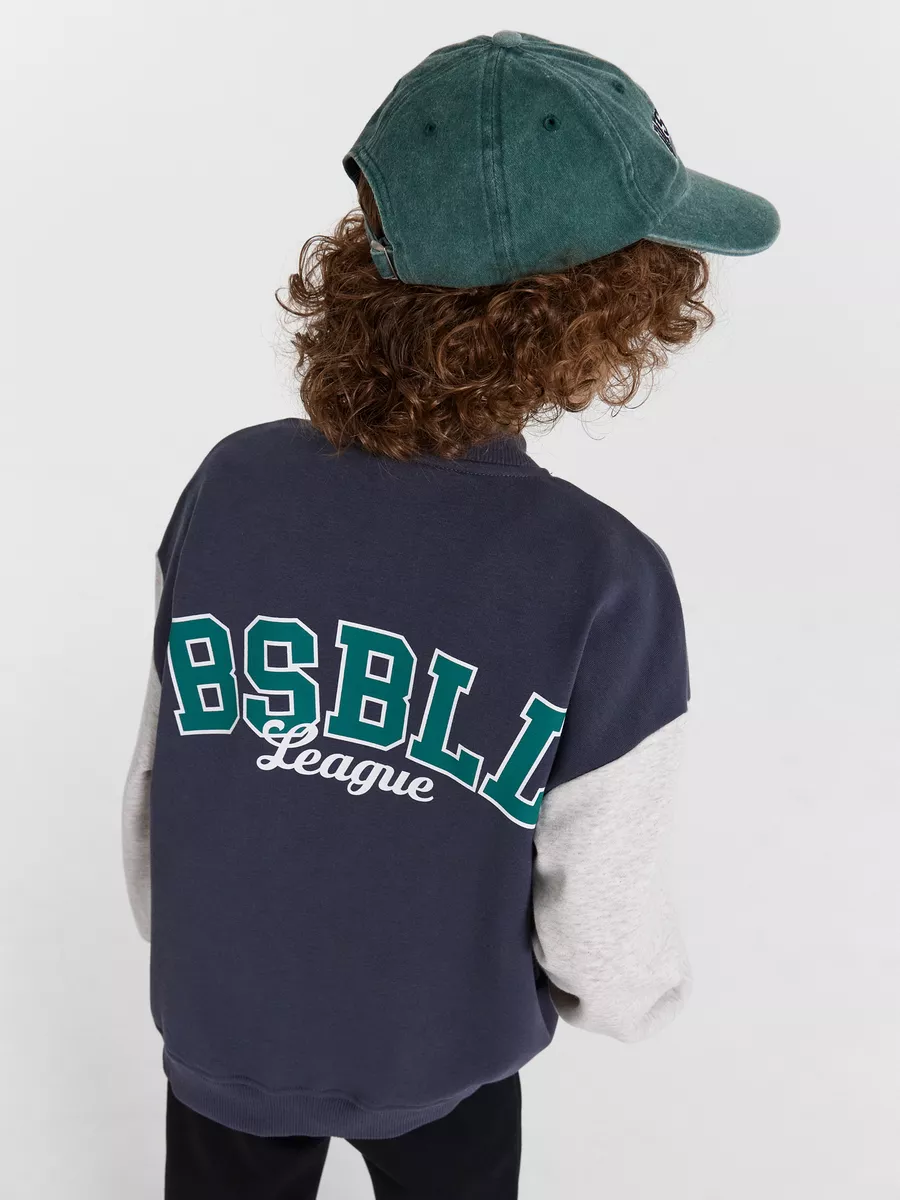 Бомбер Mark Formelle (Марк Формэль) 363333/1/графит +серый меланж 4306-А +печать - фото 11