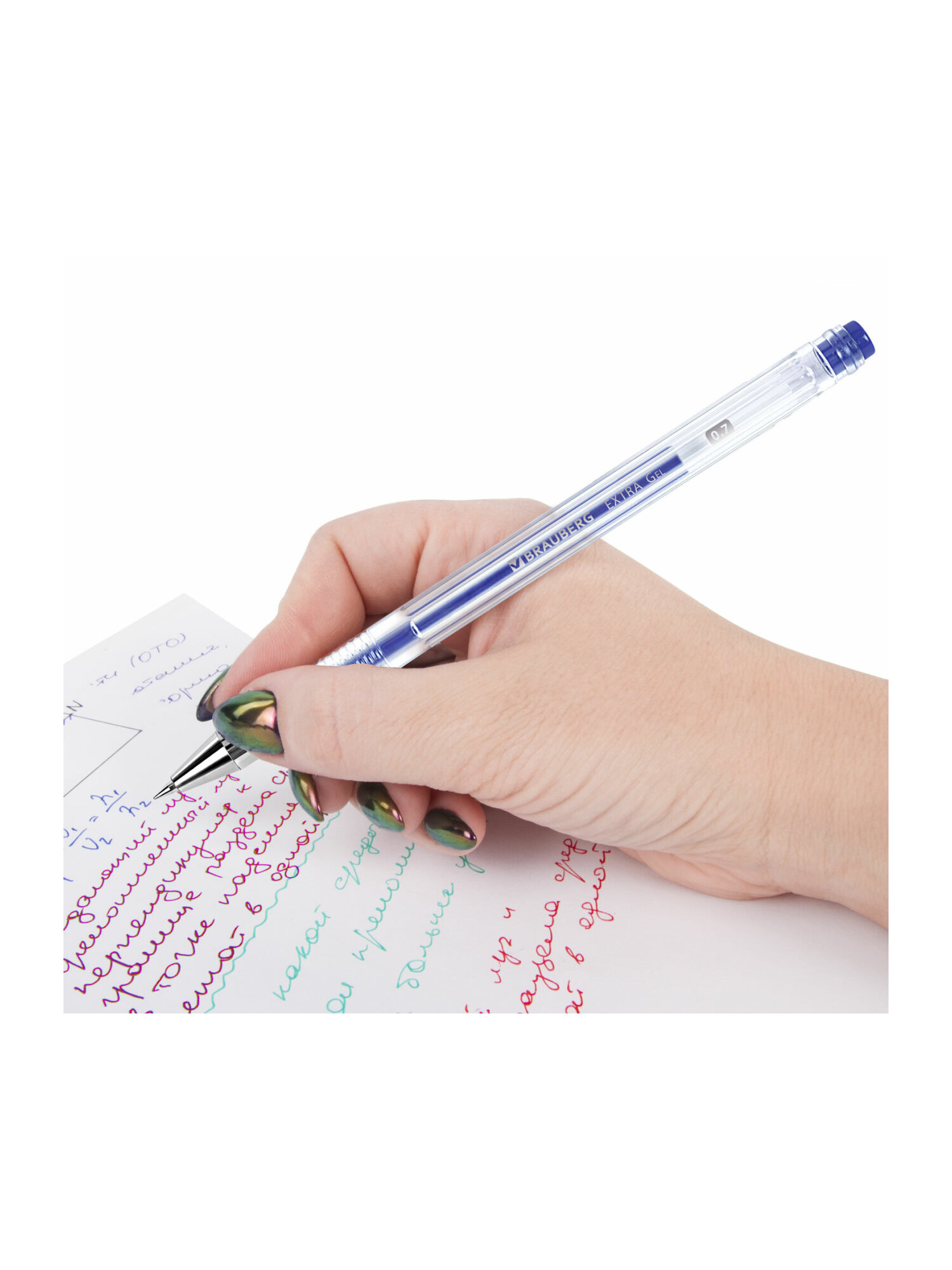 Ручка гелевая Brauberg 12 шт. - фото 14