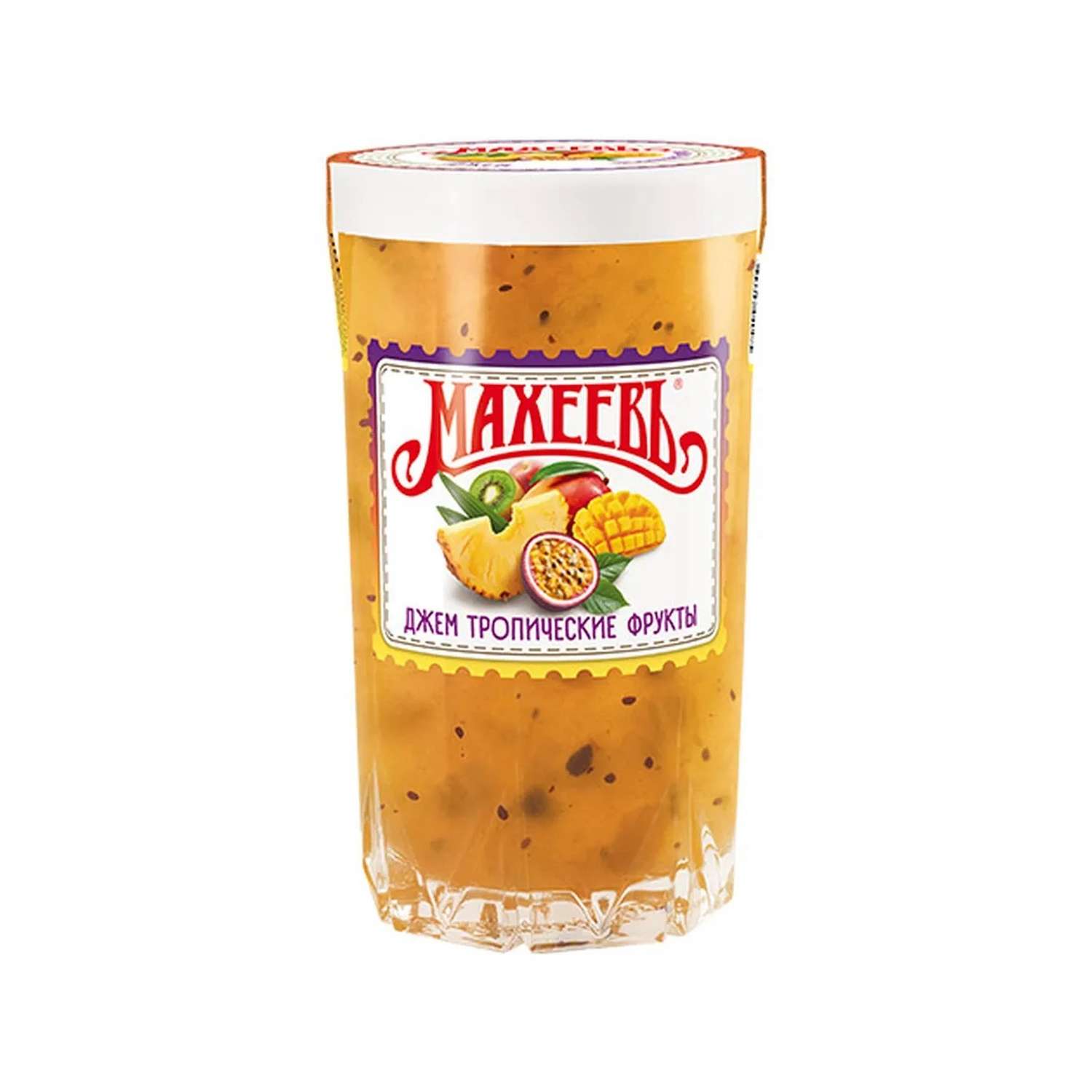 Джем Махеевъ Тропические фрукты 400г стакан - фото 1