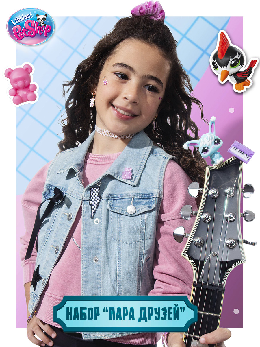 Изображение товара Игровой набор Littlest Pet Shop 2 фигурки Дятел и Кролик