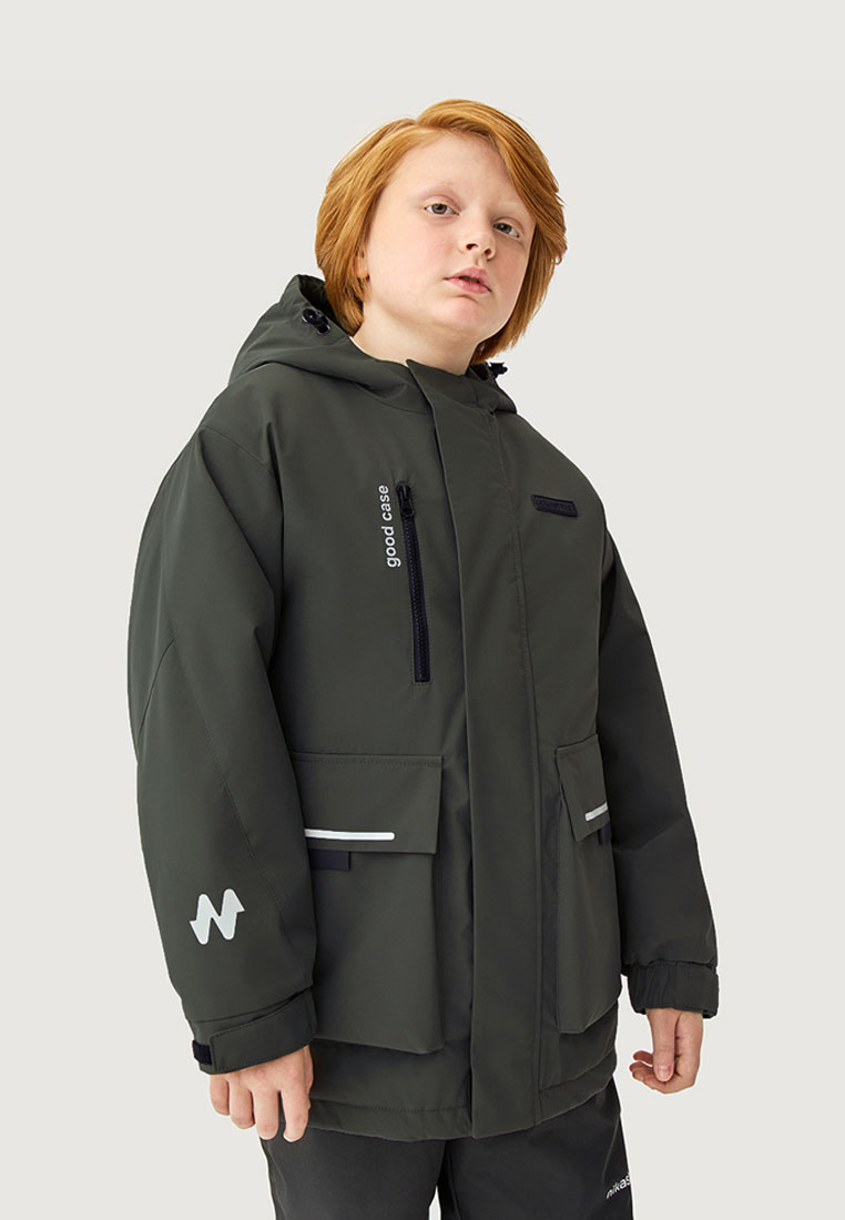 Парка NIKASTYLE п4м4326 хаки - фото 4