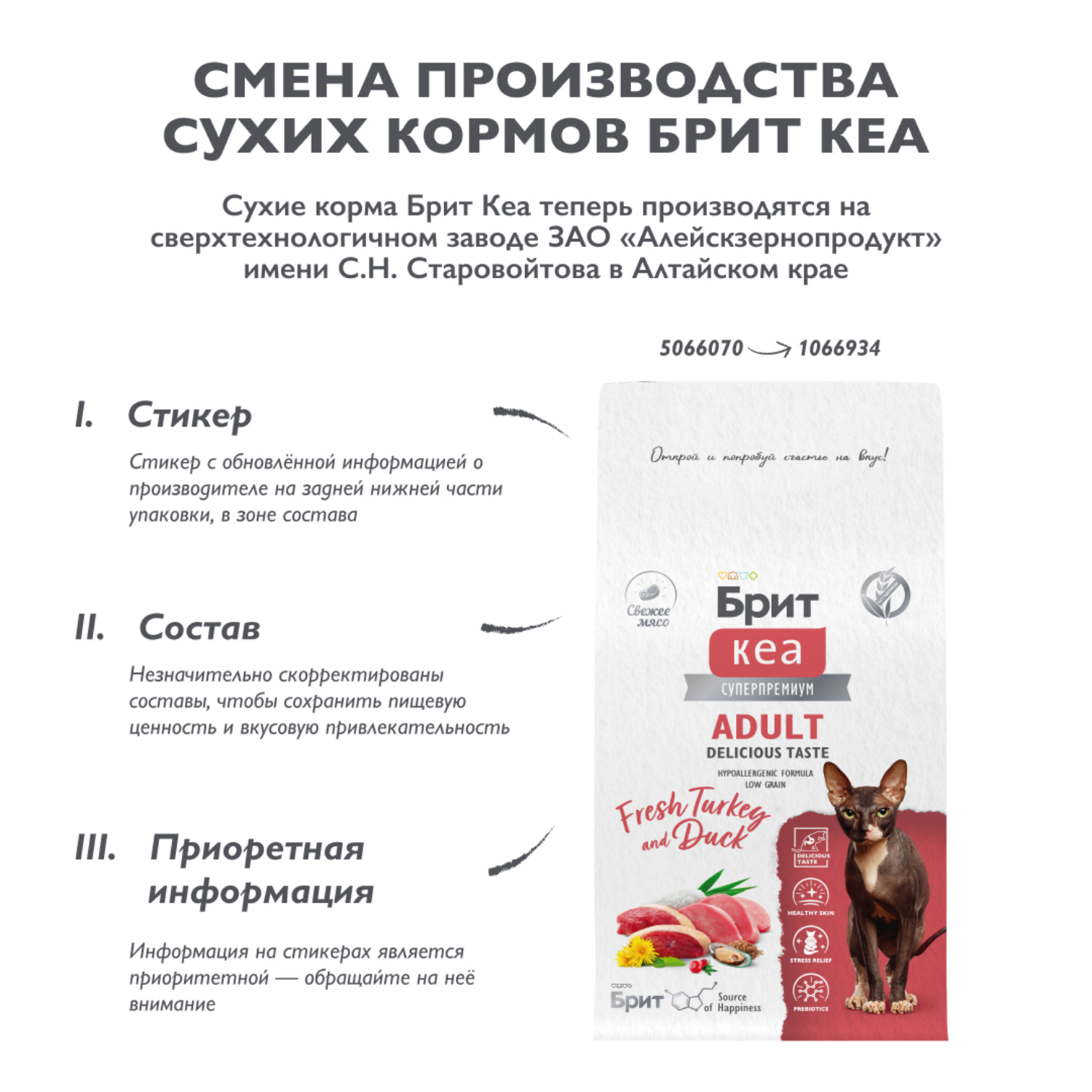 Сухой корм для взрослых кошек Brit Care с индейкой и уткой 0.4кг - фото 7