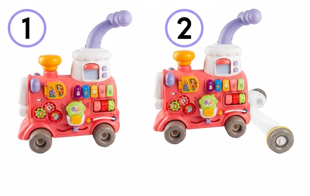 Каталка LANSI WORLD розовый - фото 4