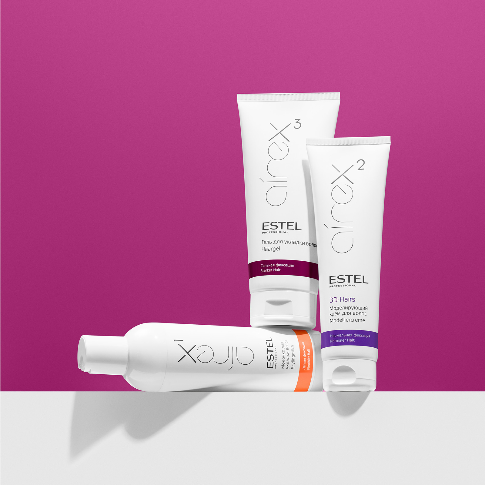 Крем ESTEL AIREX нормальной фиксации моделирующий 3D-Hairs 150 мл - фото 5