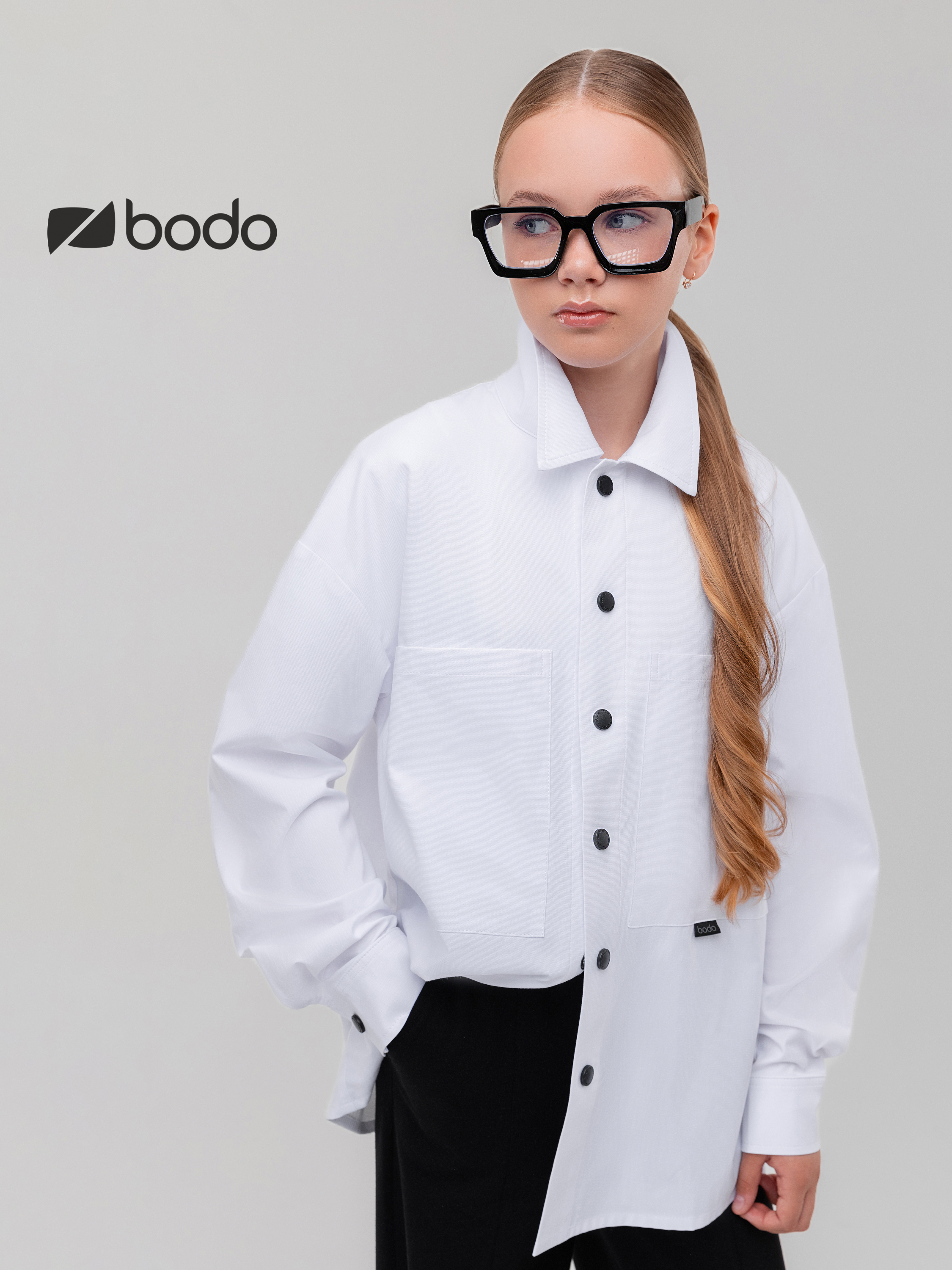 Рубашка Bodo 38-19МU_белый - фото 7