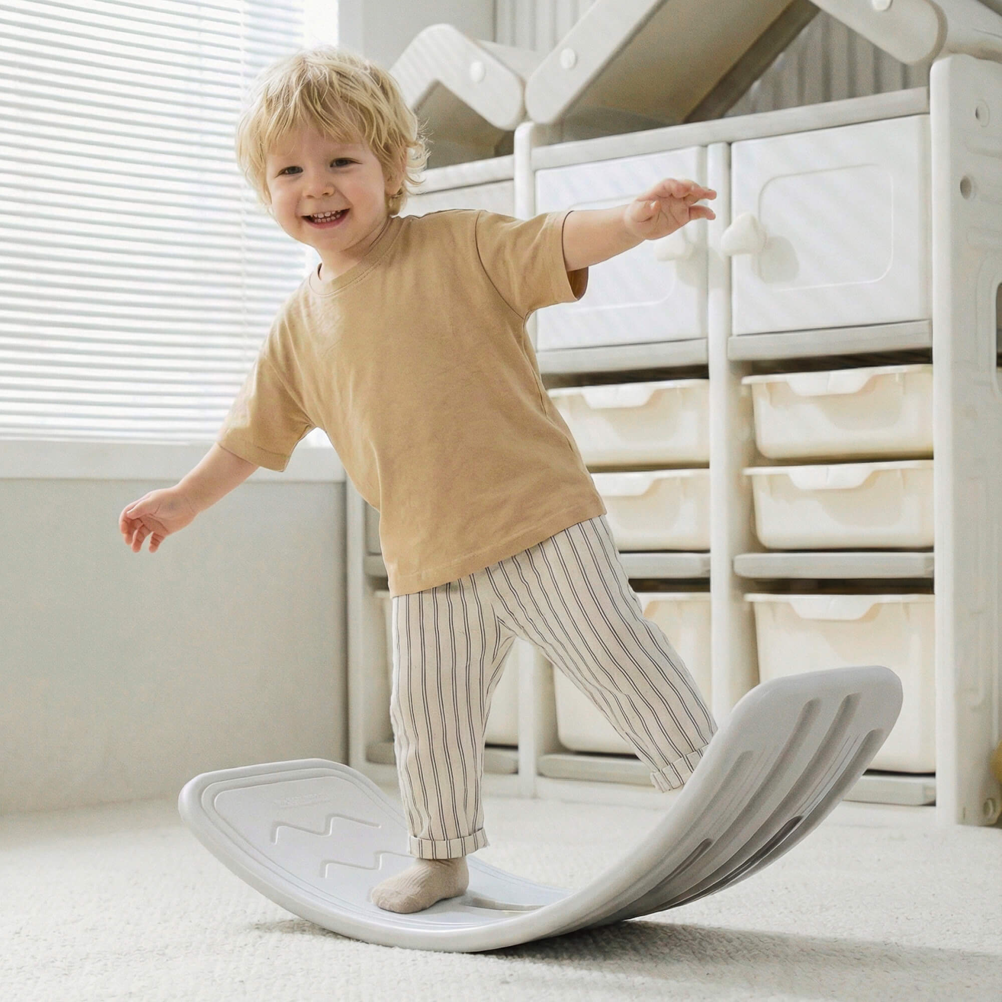 Балансборд UNIX Kids Grey балансир для детей - фото 14