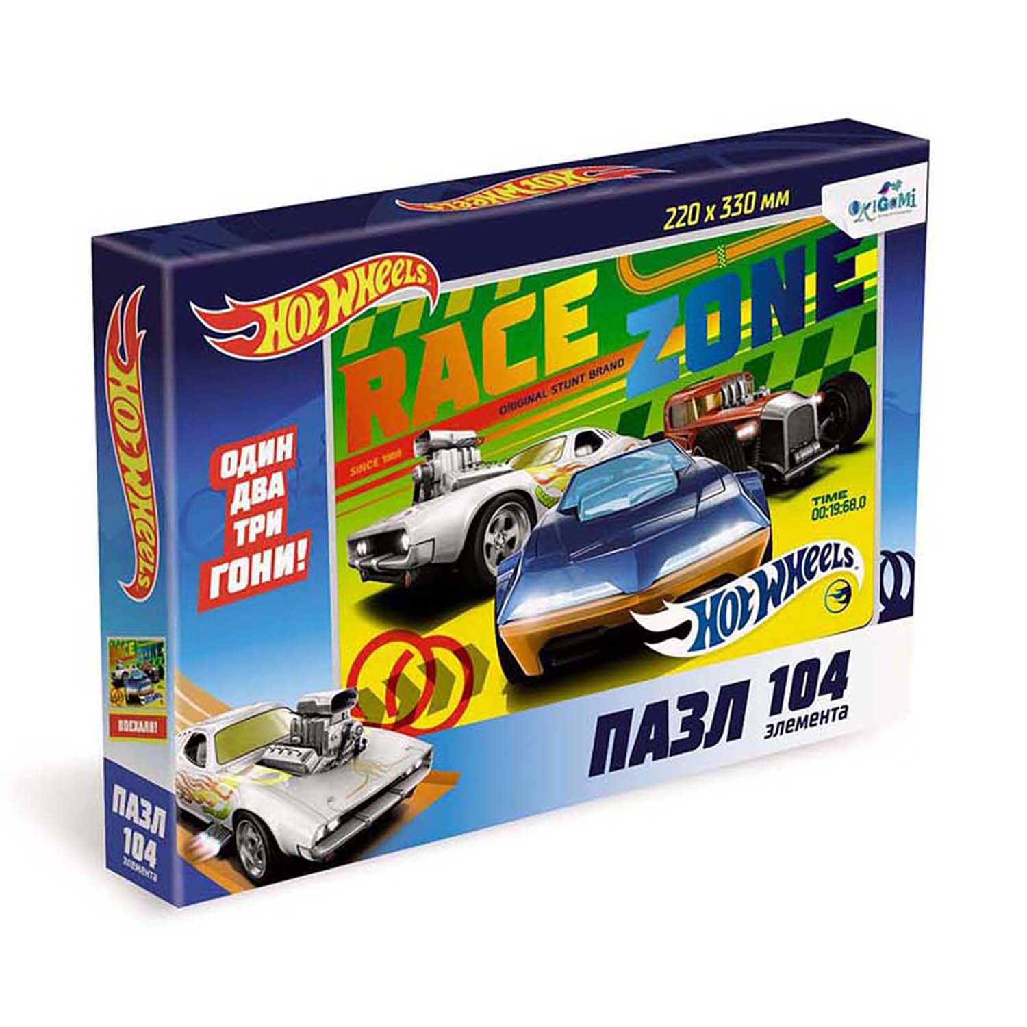 Пазл ORIGAMI Hot Wheels классический в ассортименте - фото 3