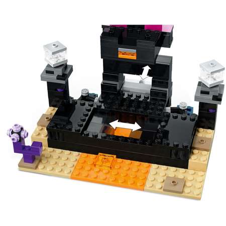 Конструктор LEGO Minecraft Конечная арена блочный