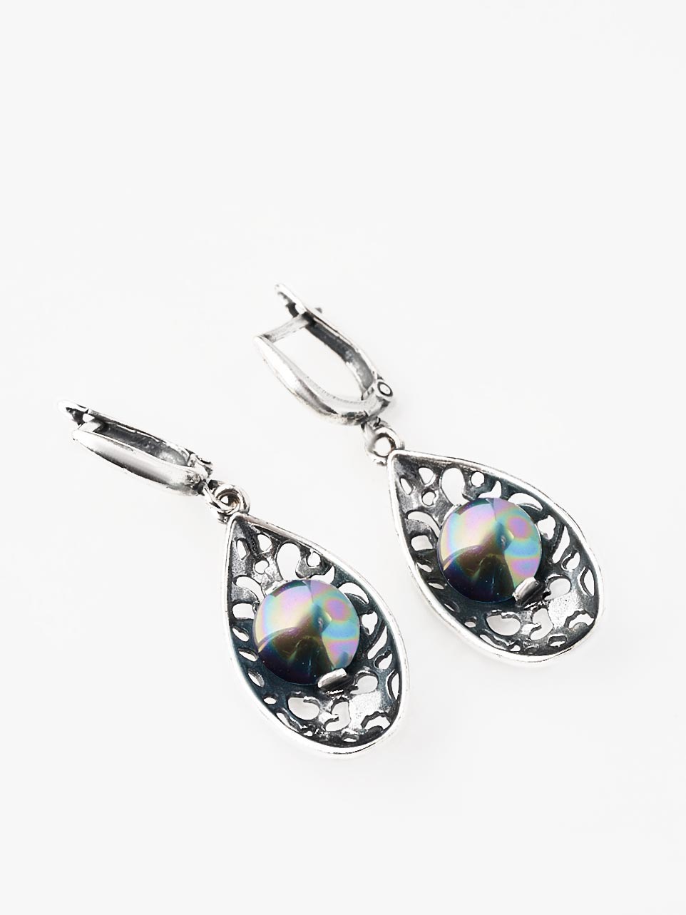 Серьги Shine and Beauty 80966-110-с-майоркачерн - фото 5