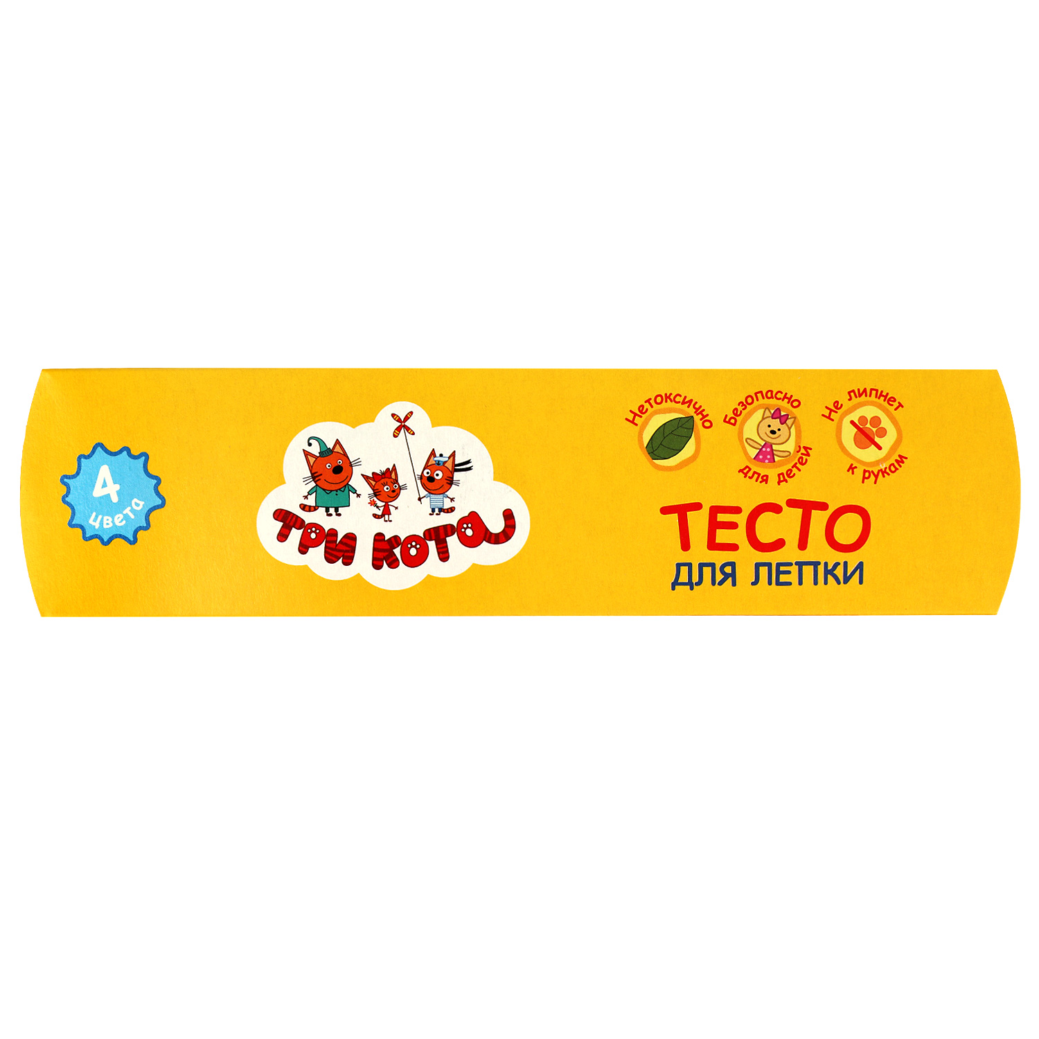 Тесто-пластилин Multiart Три кота - фото 1