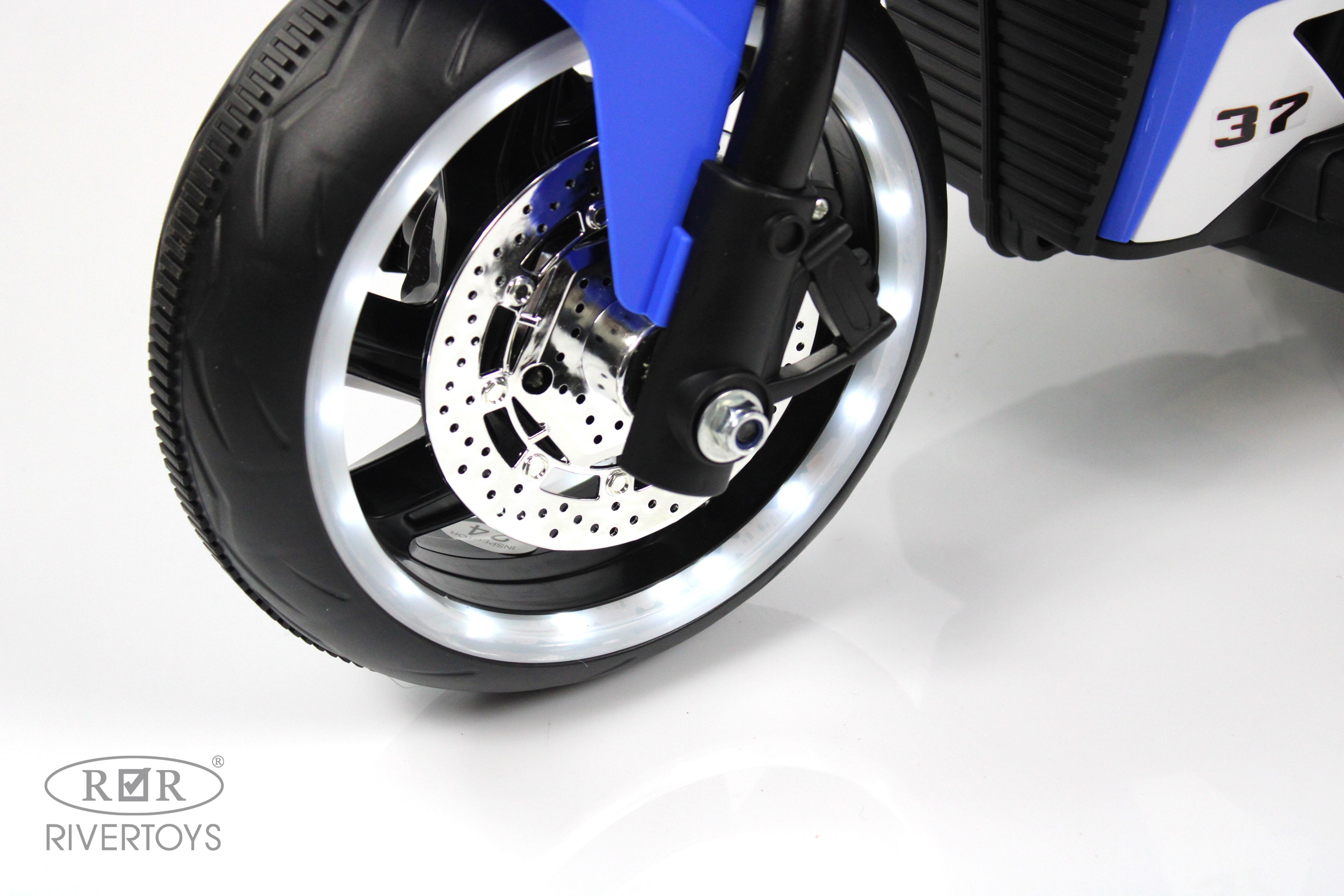 Электромобиль RIVERTOYS K222AM-BLUE - фото 11