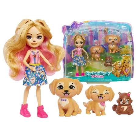 Кукла мини Enchantimals Семейство ретриверов Герики