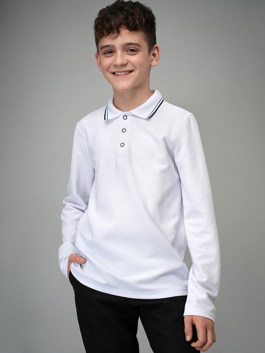 Поло HappyFox HF33118белый - фото 1