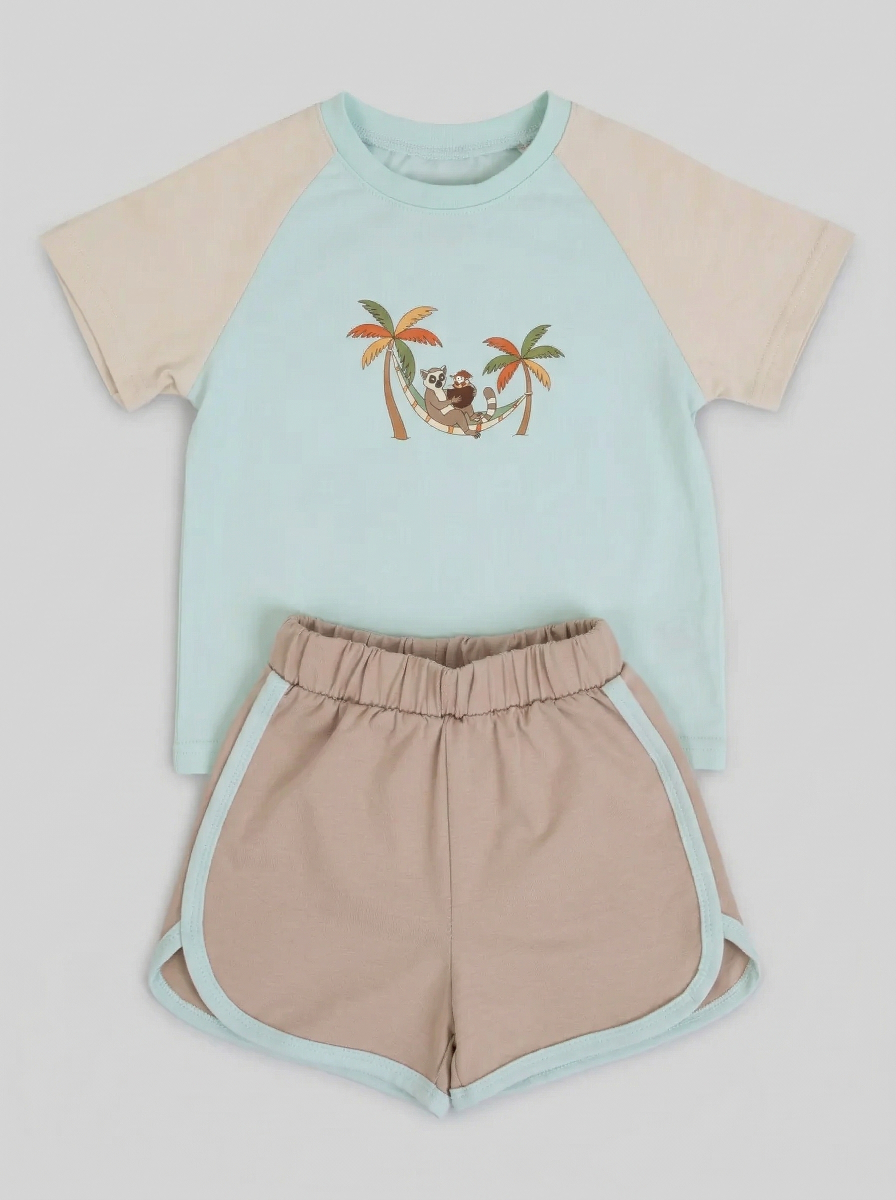 Костюм Супер Пупс кост/реглан/окант/св.голубой/лемур - фото 1